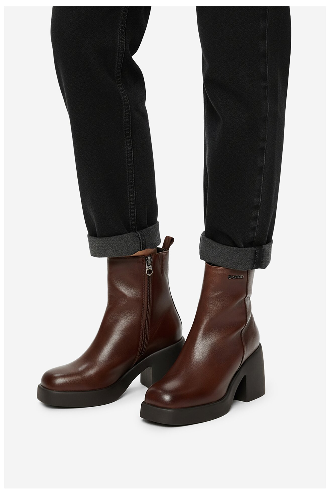 Botki G-STAR RAW CEO-WI34-GAGA-01 Brązowy