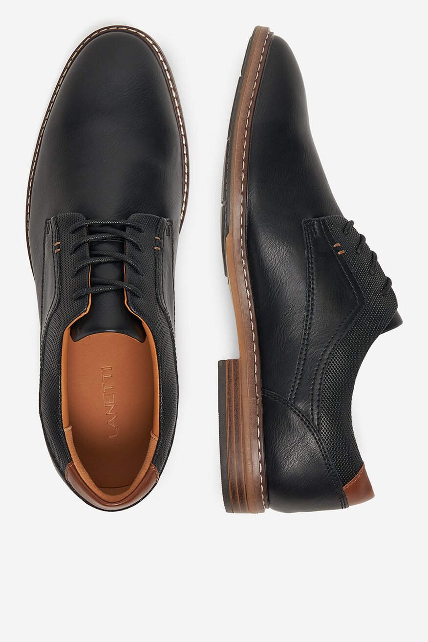 Pantofi casual Lanetti NEGRU - 5906751358634