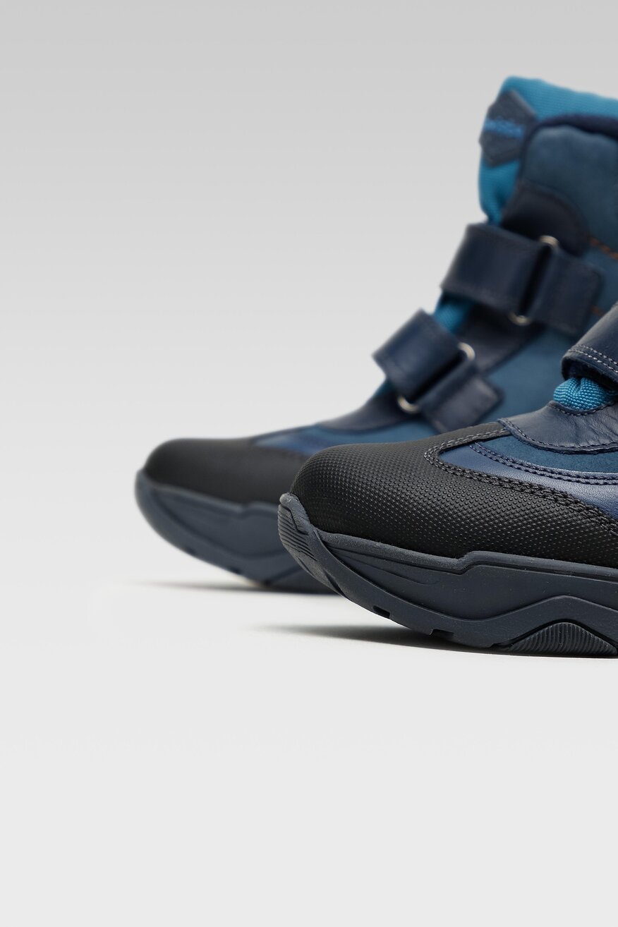 
                Twisty - Skórzane trzewiki granatowe - 5904248101312