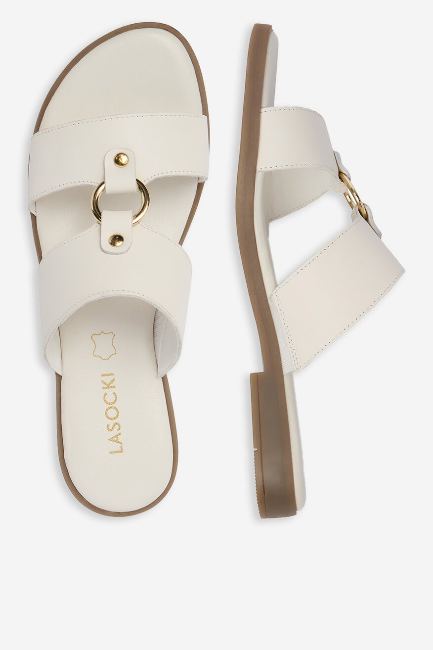 
                Lasocki - Klapki skórzane - 5906751898796