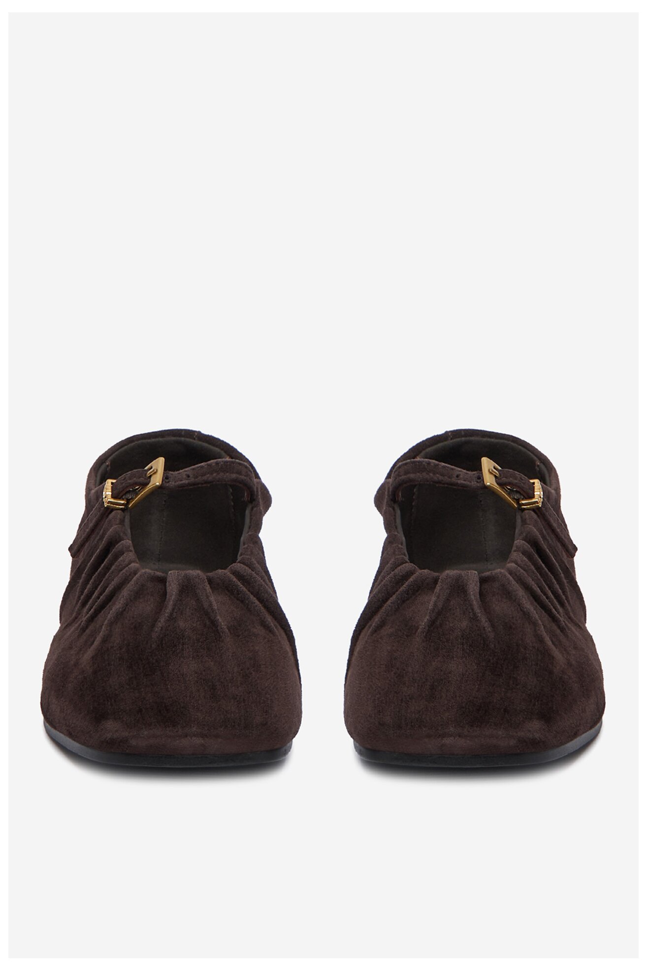 Baleriny Gino Rossi CEO-ADI-LT959S-Y2 Brązowy ciemny