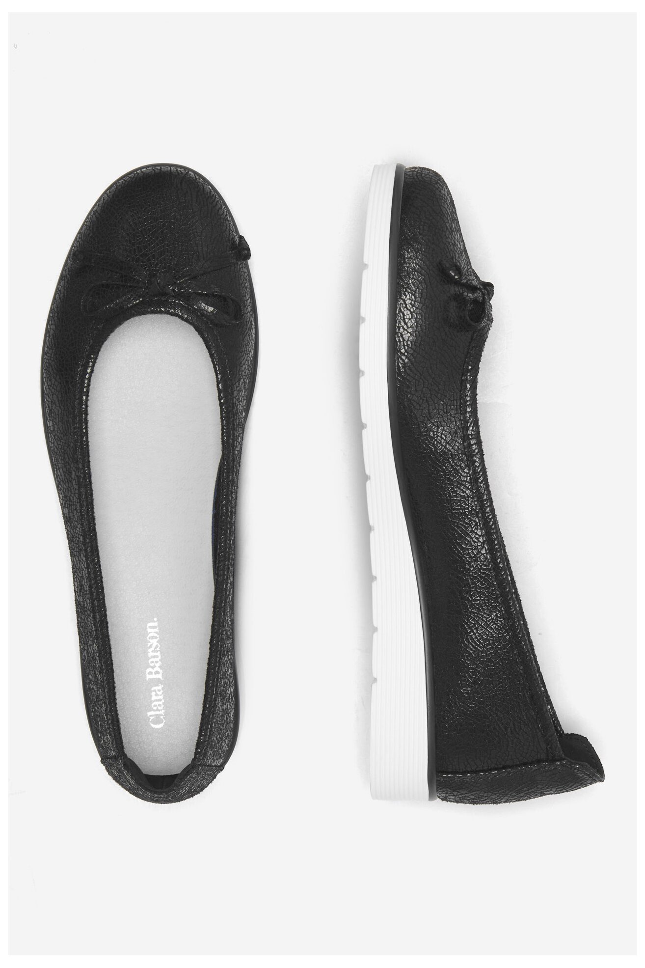 Baleriny Clara Barson WYL3650-3 Czarny