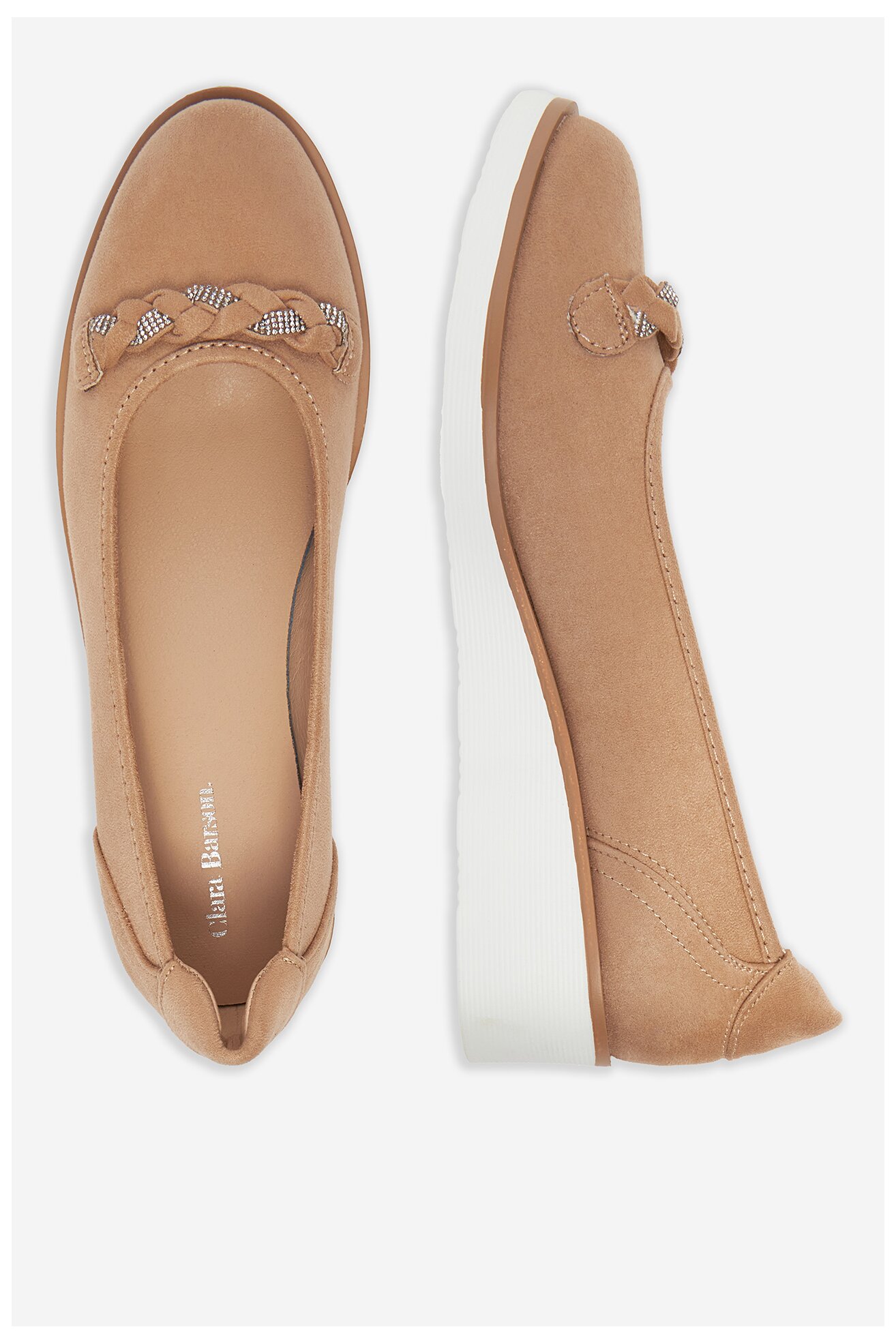 Baleriny Clara Barson WYL3395-7 Beżowy