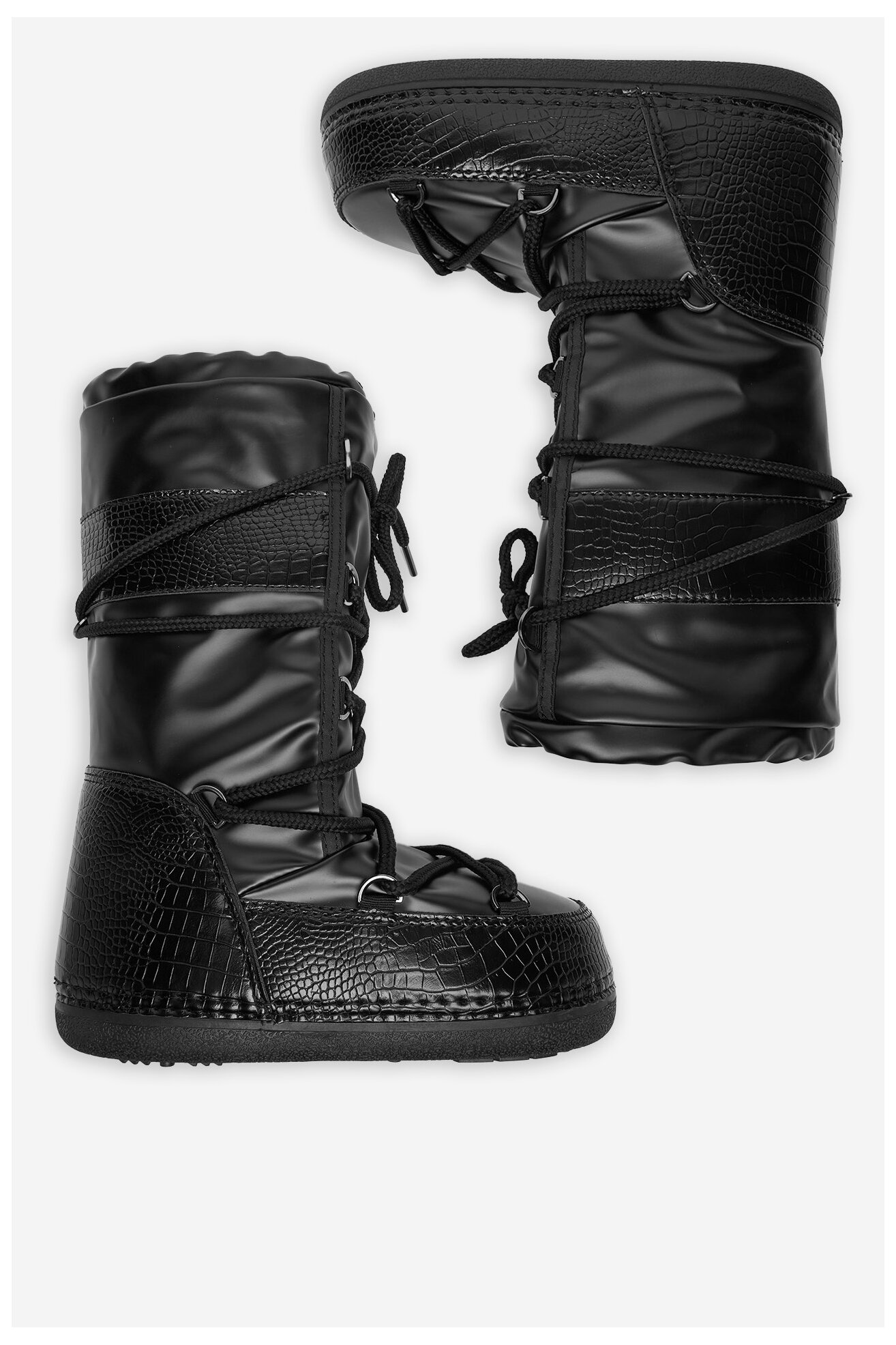 Csizma DeeZee NS9032-01 FEKETE