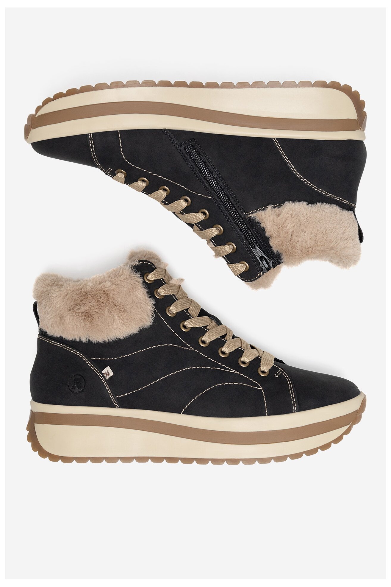 Trzewiki Rieker Revolution Lifestyle W0961-01 Czarny