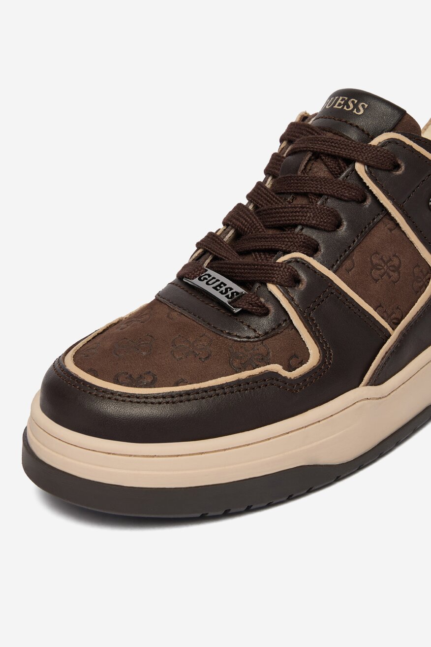 
                GUESS KIDS - Sneakersy skórzane - 5906751791523