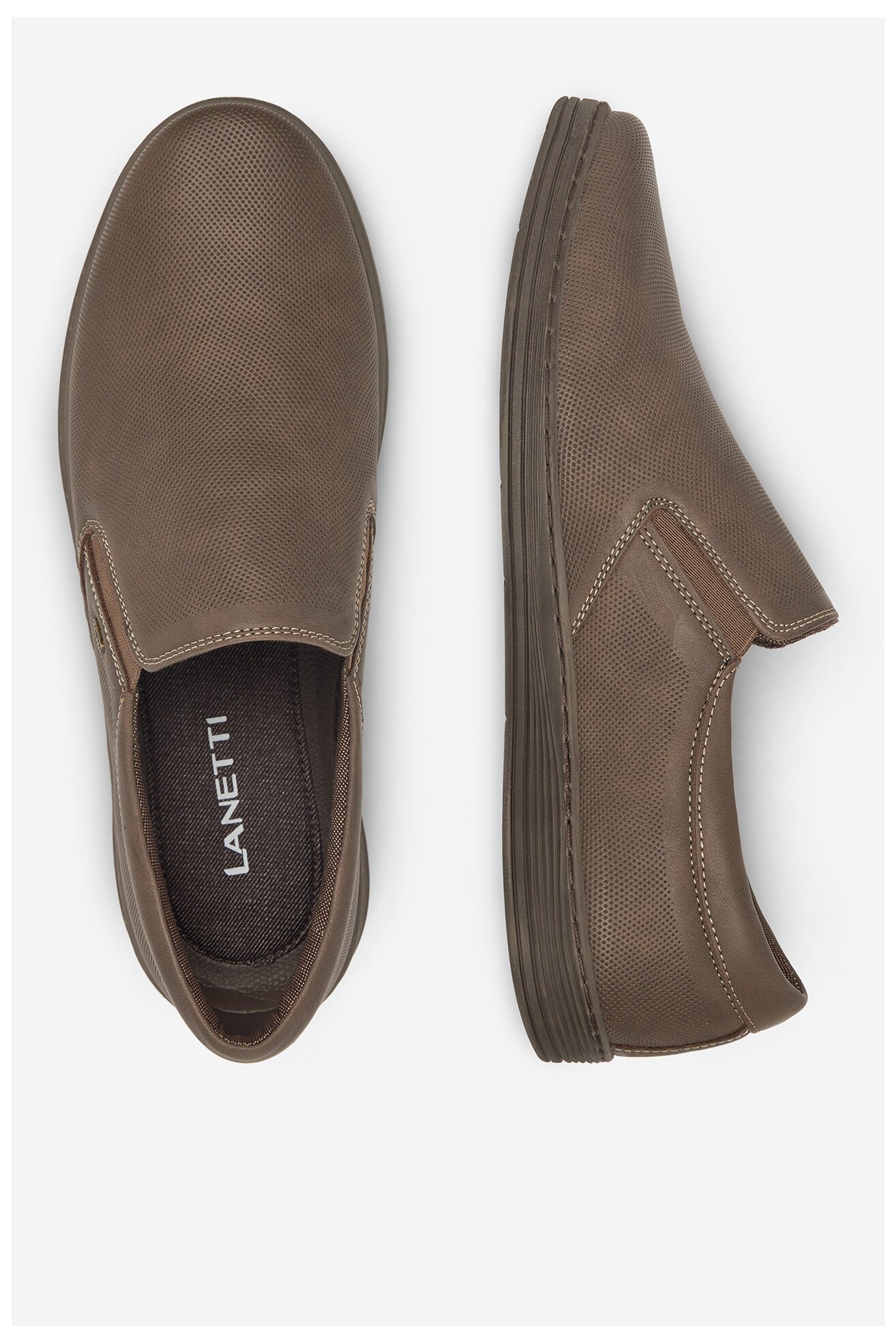 Cipele Lanetti NADAL-63S MI08 TAMNO BEŽ