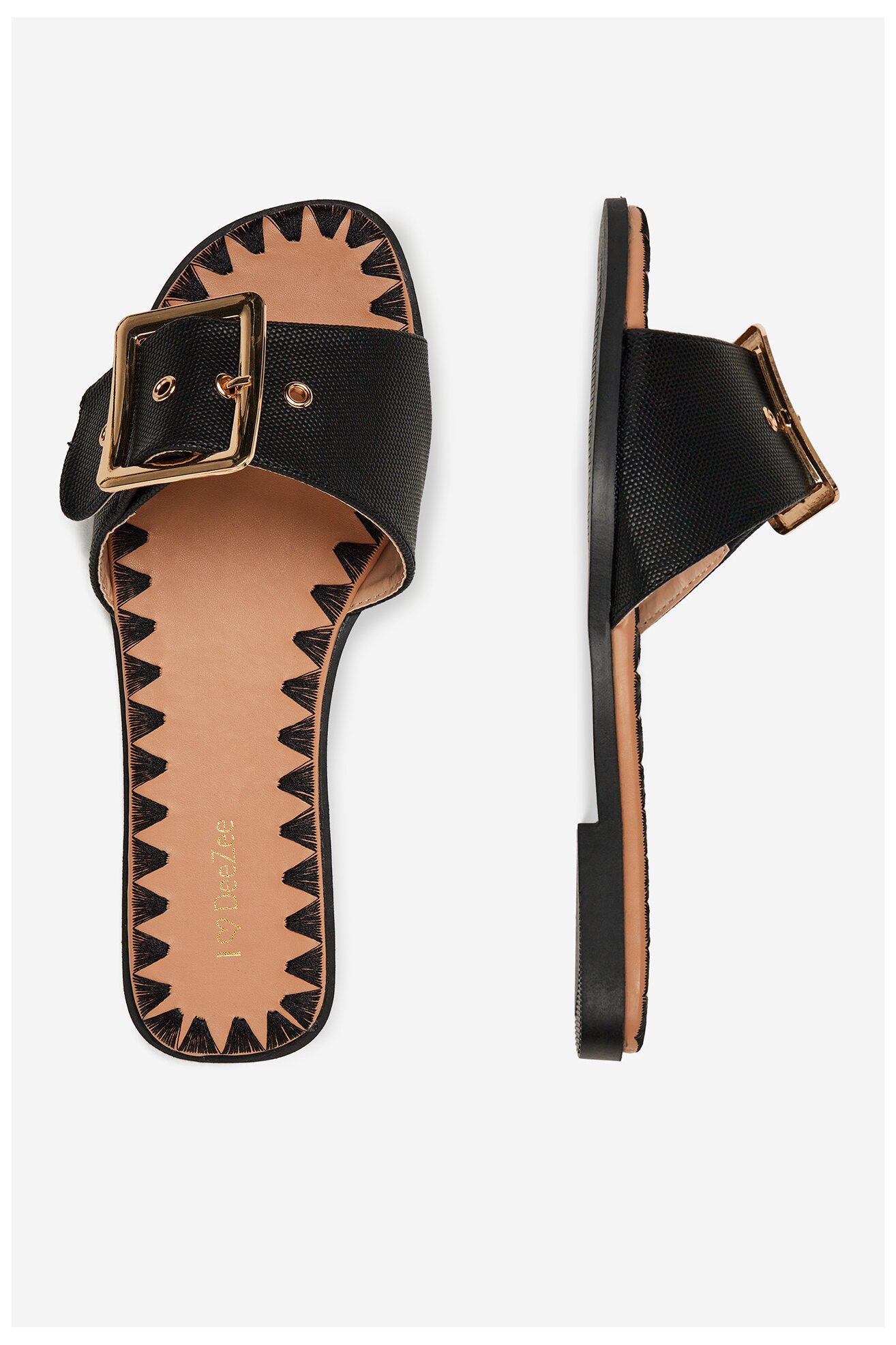 Klapki DeeZee 760-4 Czarny