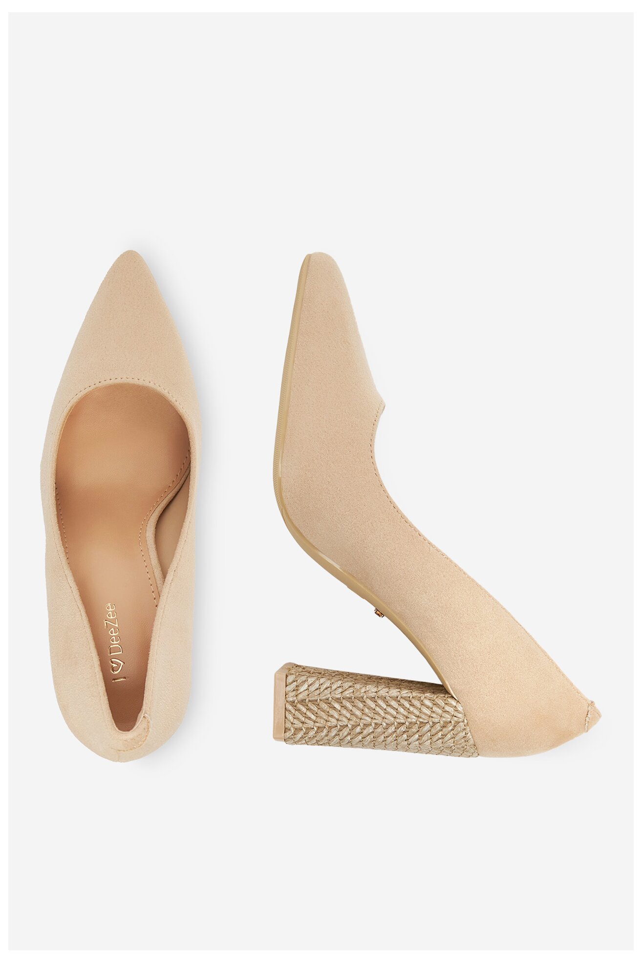 Pantofi cu toc DeeZee XLO BEJ