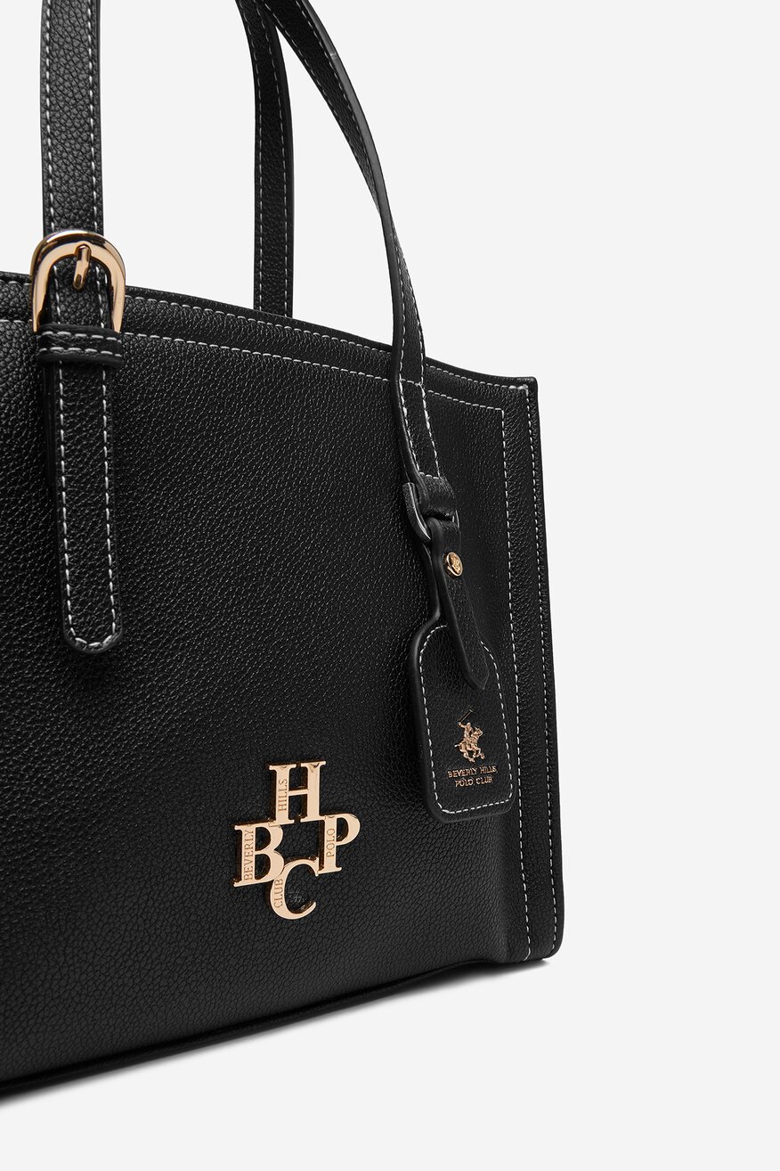 
                Дамска чанта Beverly Hills Polo Club ЧЕРЕН - 5906751598306