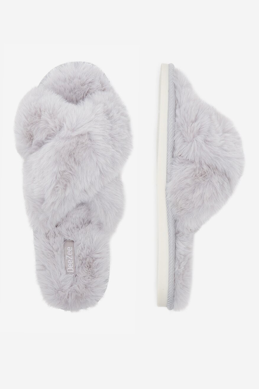 
                Papuci de casă DeeZee GRI - 5904410900293