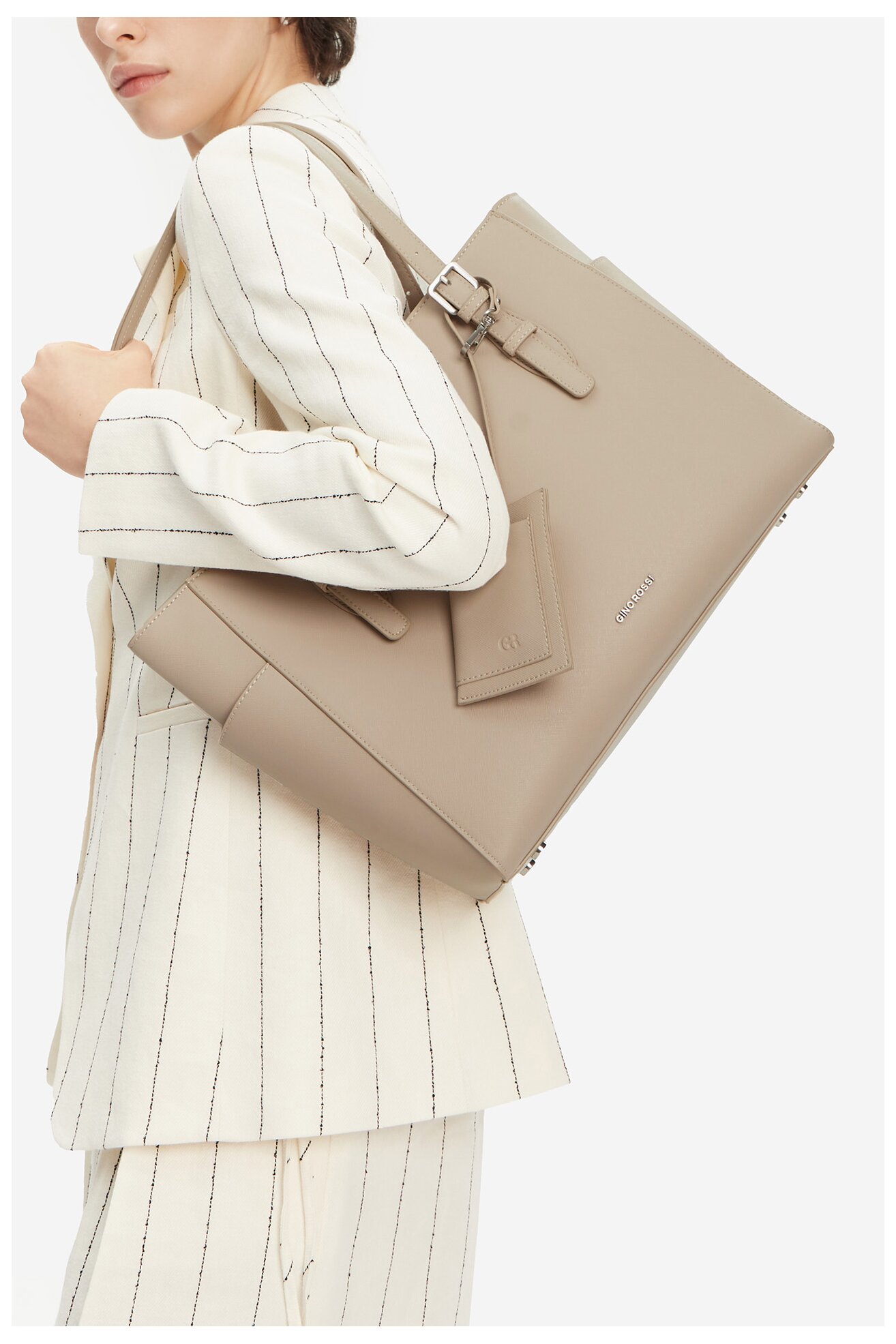 Kézitáska Gino Rossi RC-19681 BÉZS