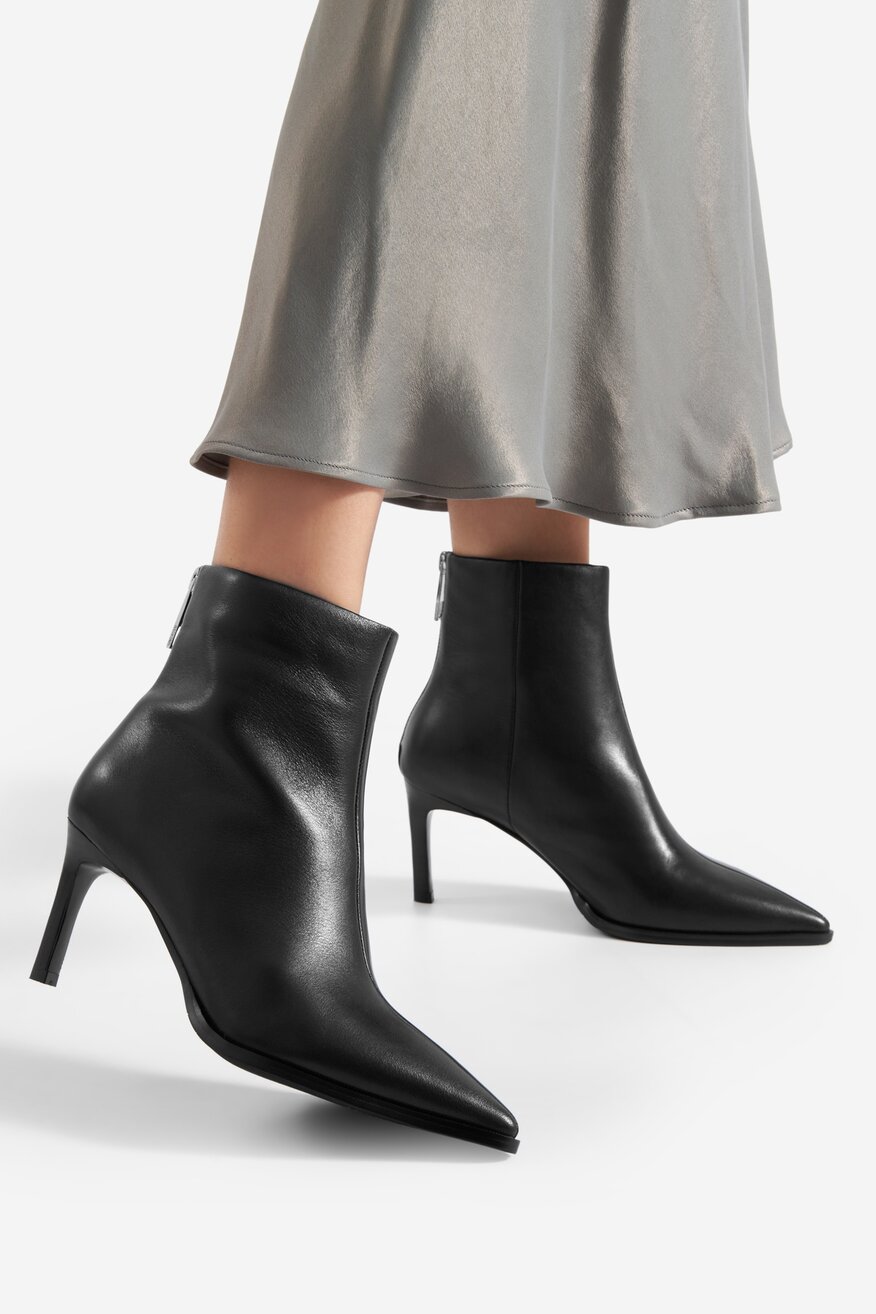 
                Gino Rossi - Botki skórzane ocieplane - 5905588881636