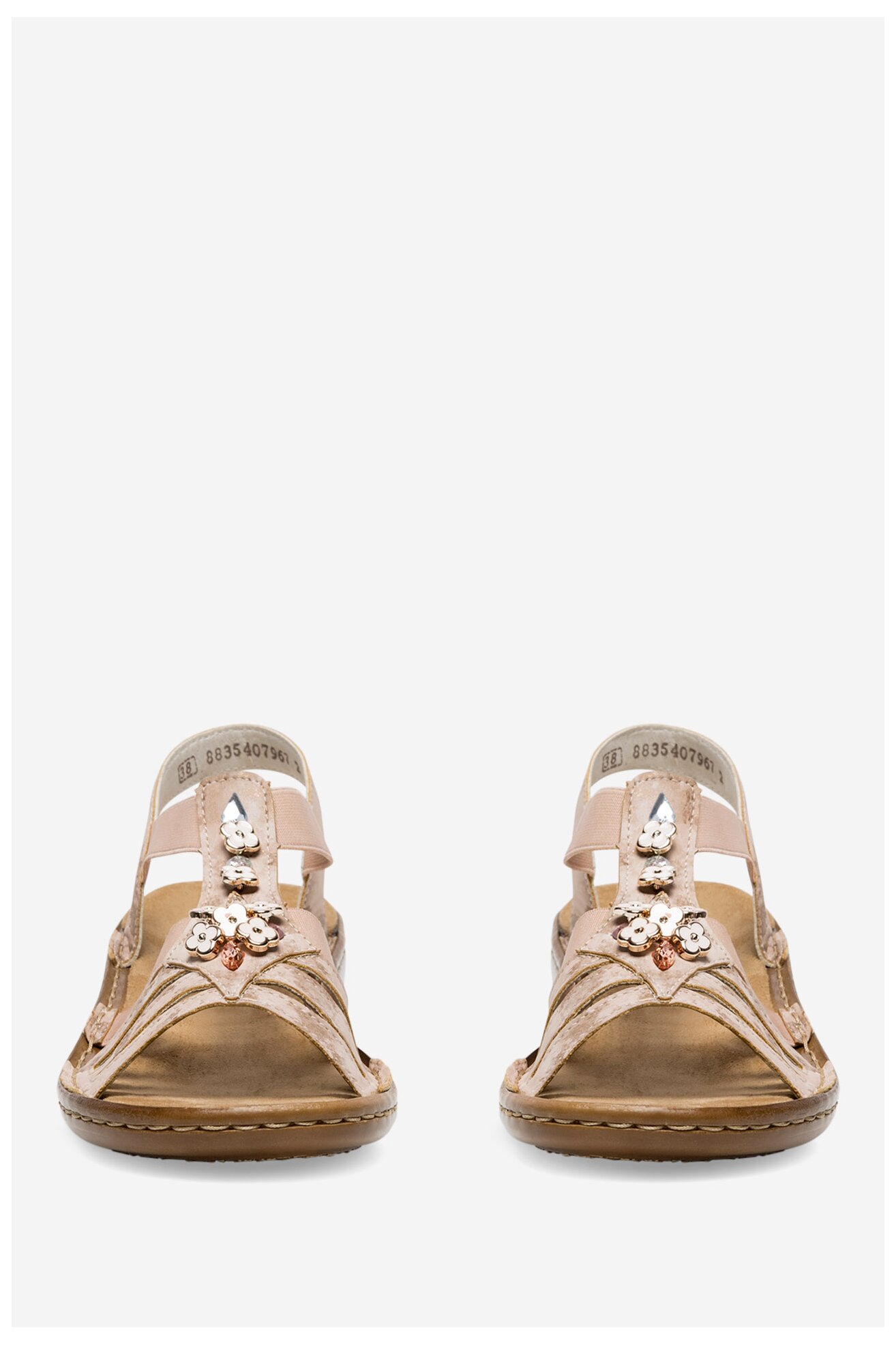 Sandały Rieker 60855-31 Różowy