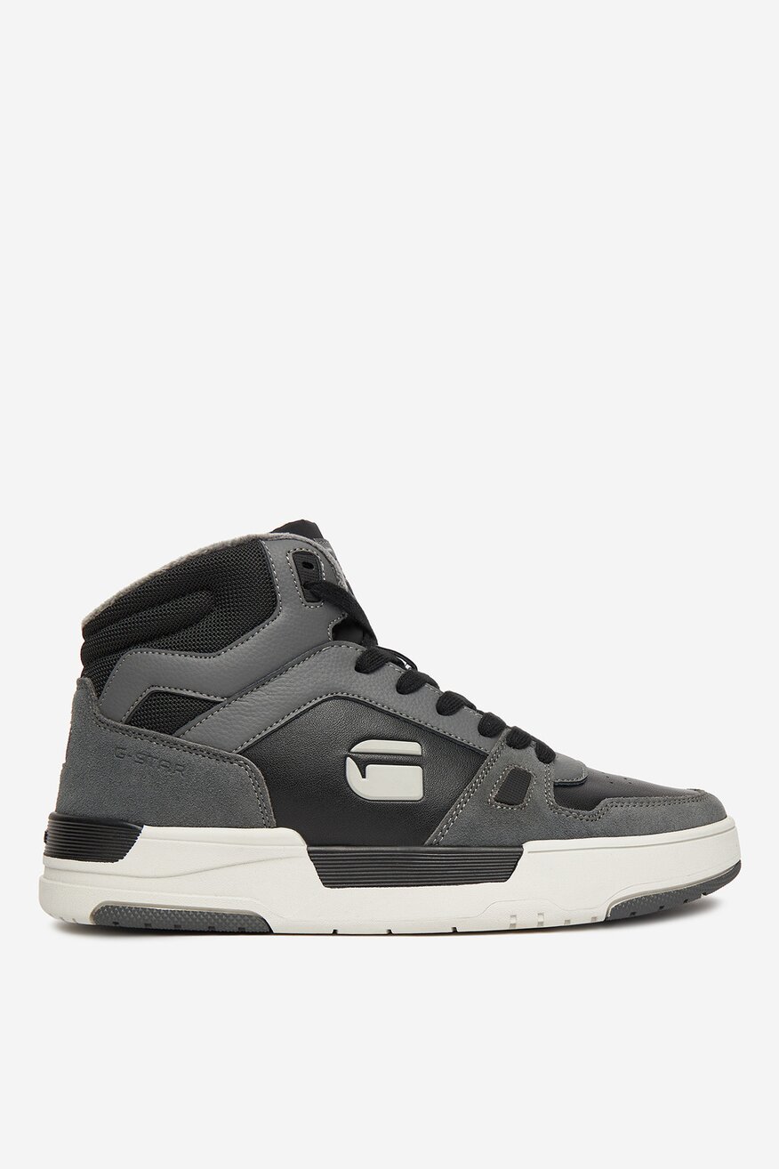 Šněrovací vyšší obuv G-STAR RAW ŠEDÁ - 5906751324172