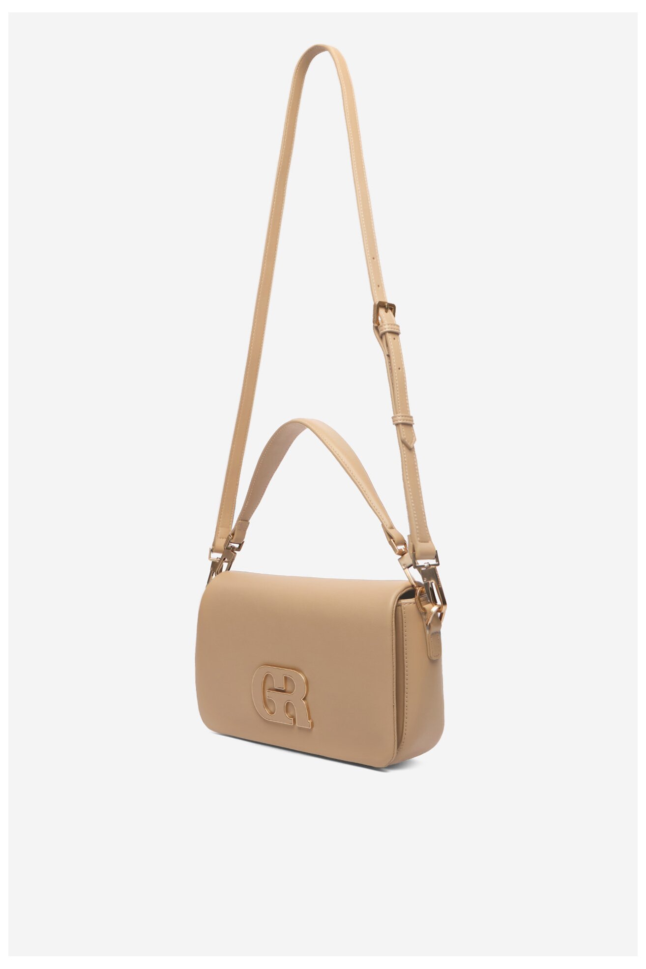 Сумка З Ремінцем Gino Rossi EO-LDA8553 ТЕМНО-БЕЖЕВИЙ