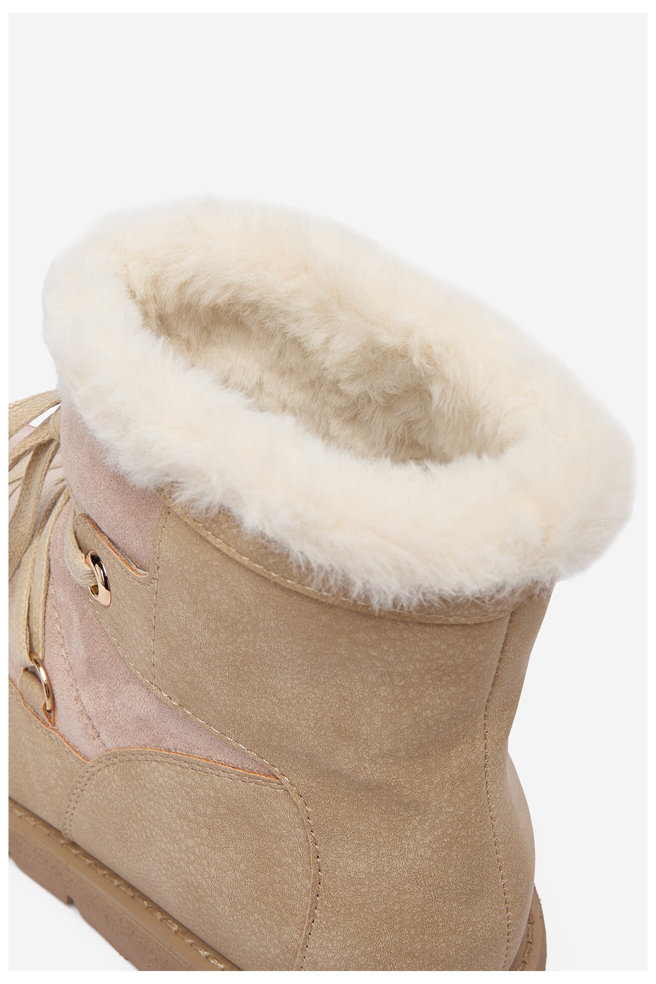 Ghete DeeZee 17125-1-BEIGE PU BEJ