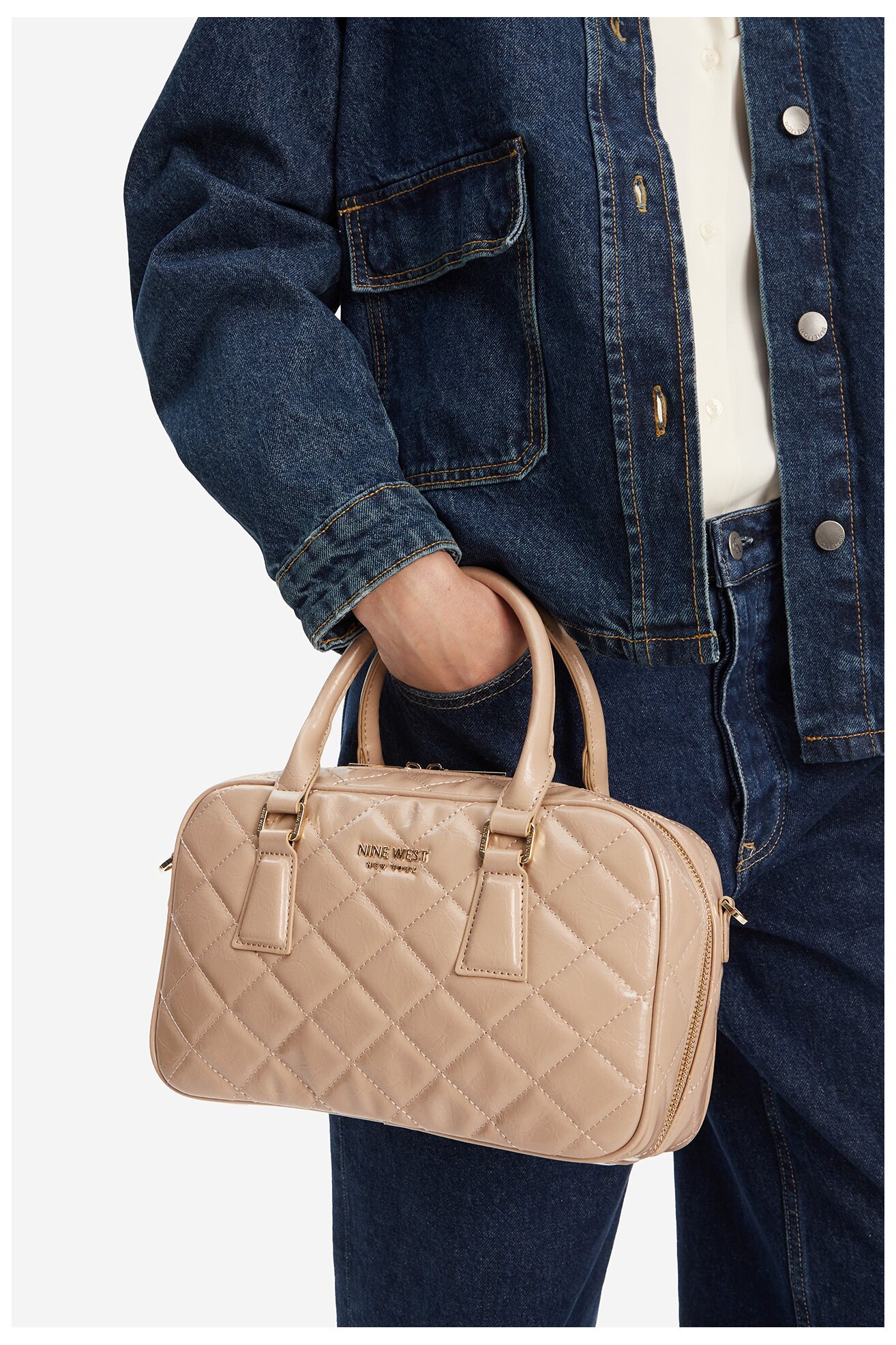 Kézitáska NINE WEST CEO-STACY-LA374-4067 BÉZS