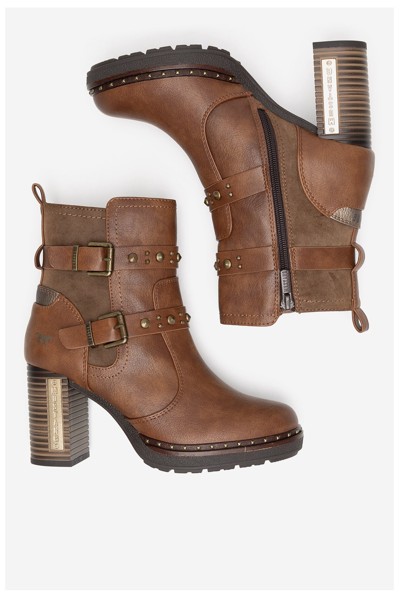 Bokacsizma Mustang 1336-512 BARNA