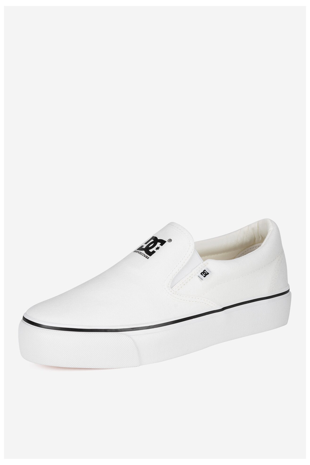 Plátěná obuv DC Shoes WFA3015-1 BÍLÁ