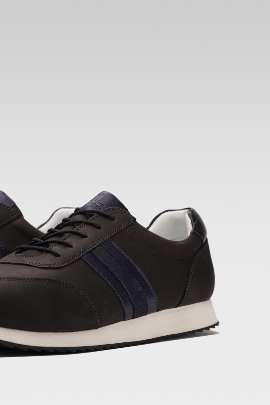 
                Lasocki - Skórzane półbuty granatowe - 5903698555850