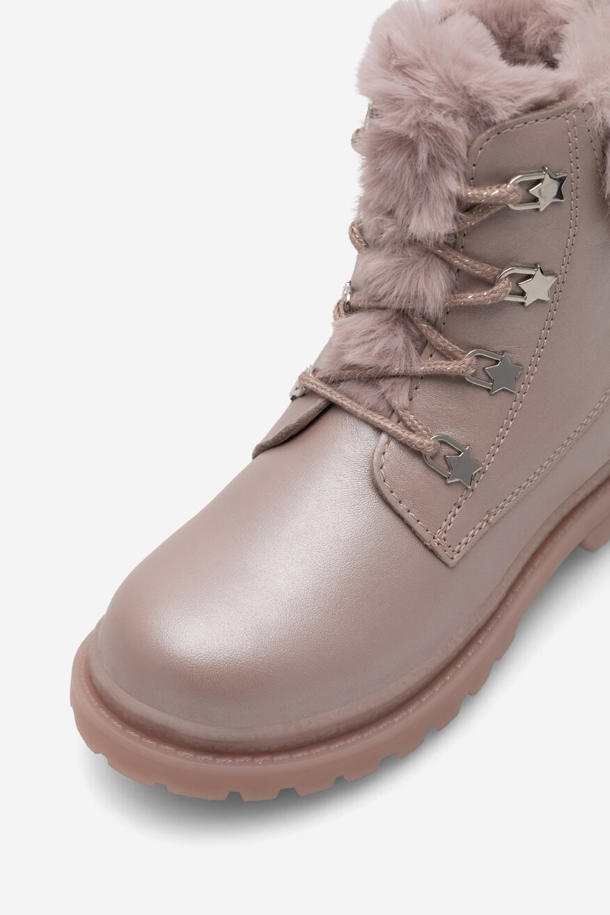 Šněrovací vyšší obuv Lasocki Kids SVĚTLE RŮŽOVÁ - 5904862932842