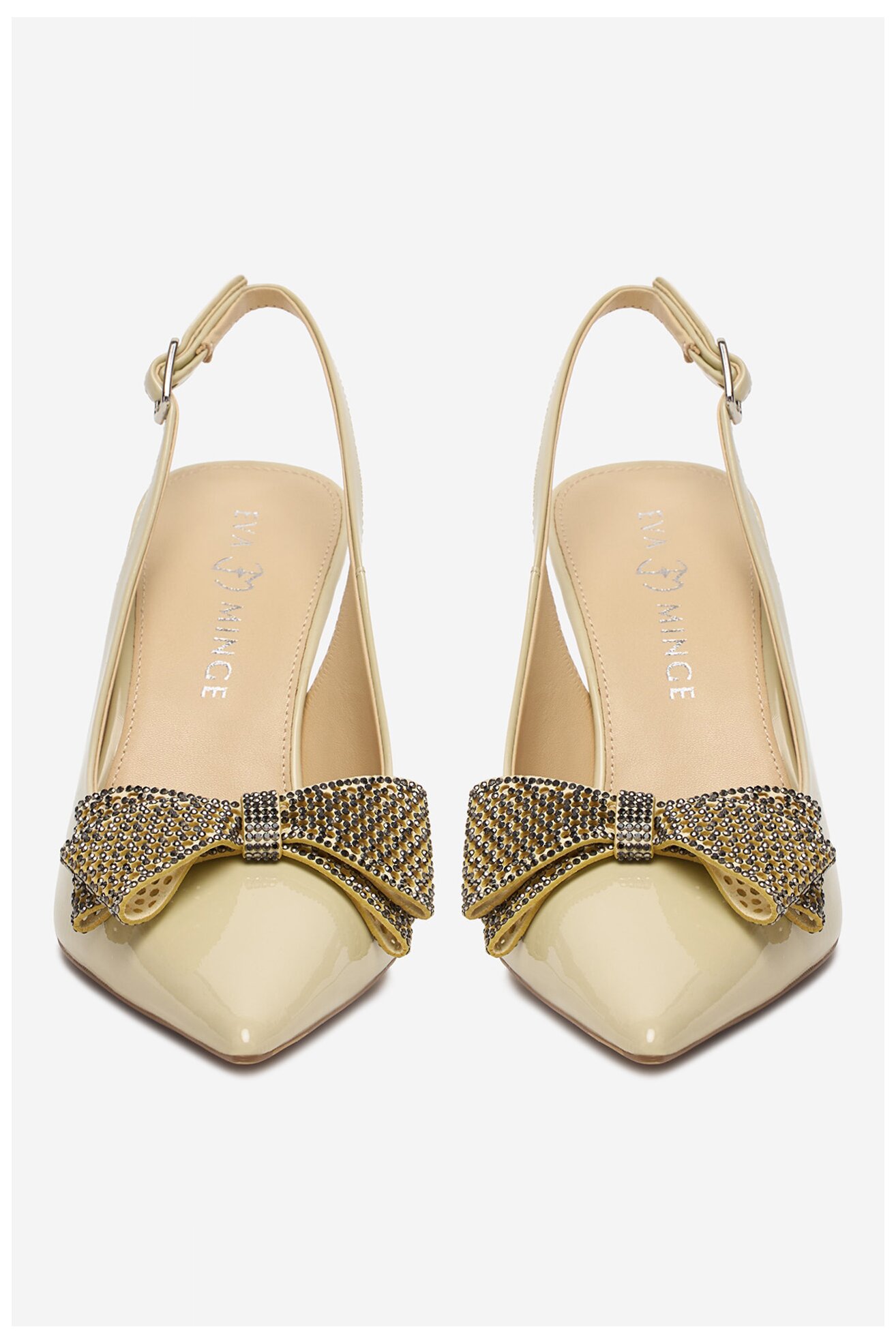 Czółenka EVA MINGE ANEMONE-V1892-56-1 Beżowy