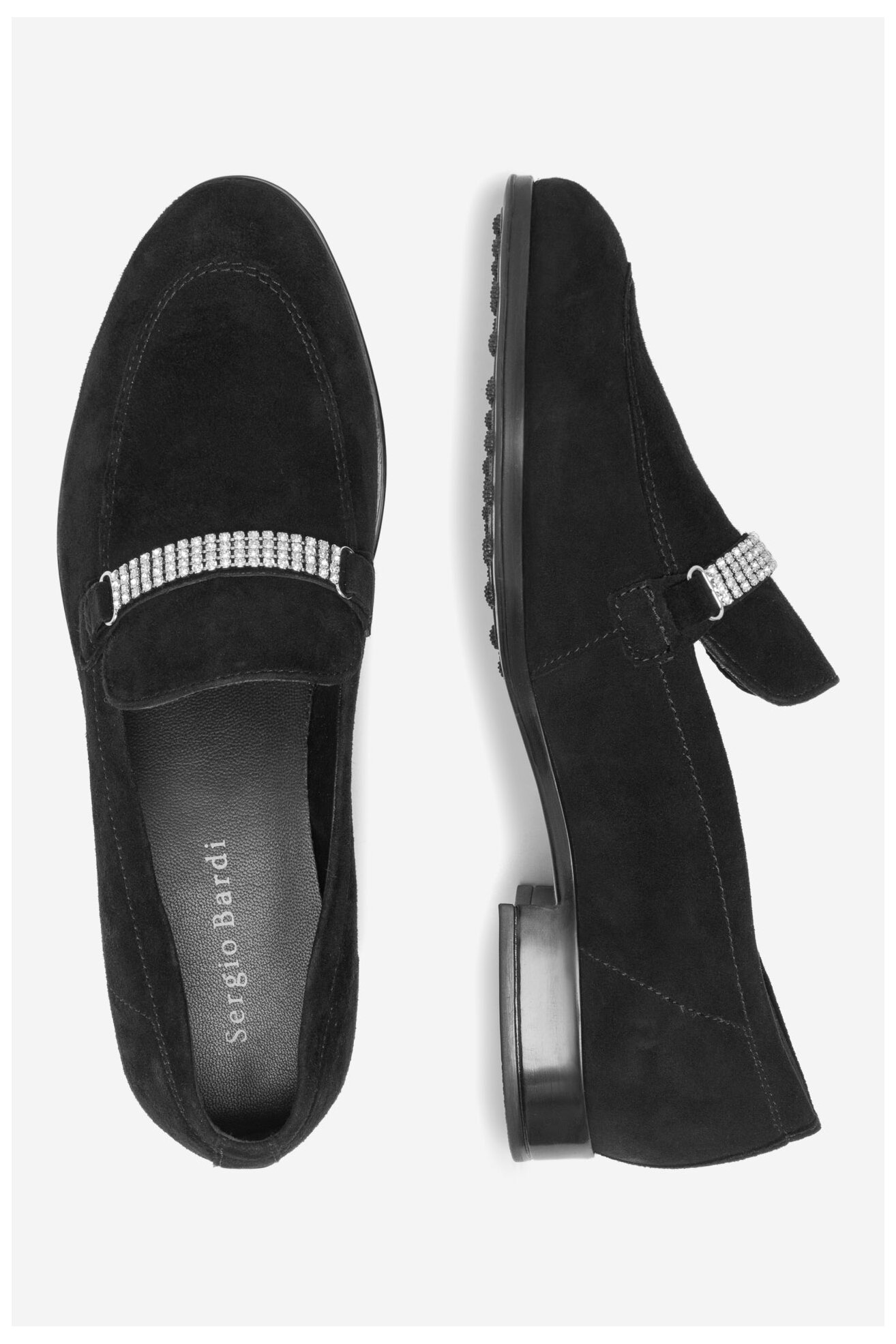 Mokasíny Sergio Bardi WB-D1068-01SB ČERNÁ