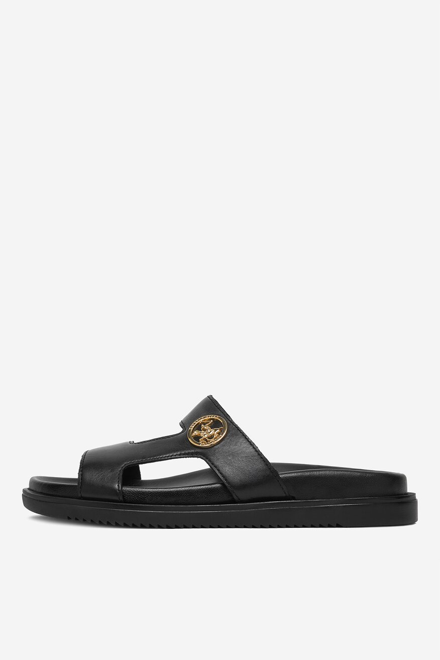 
                Beverly Hills Polo Club - Klapki skórzane - 5906751898925