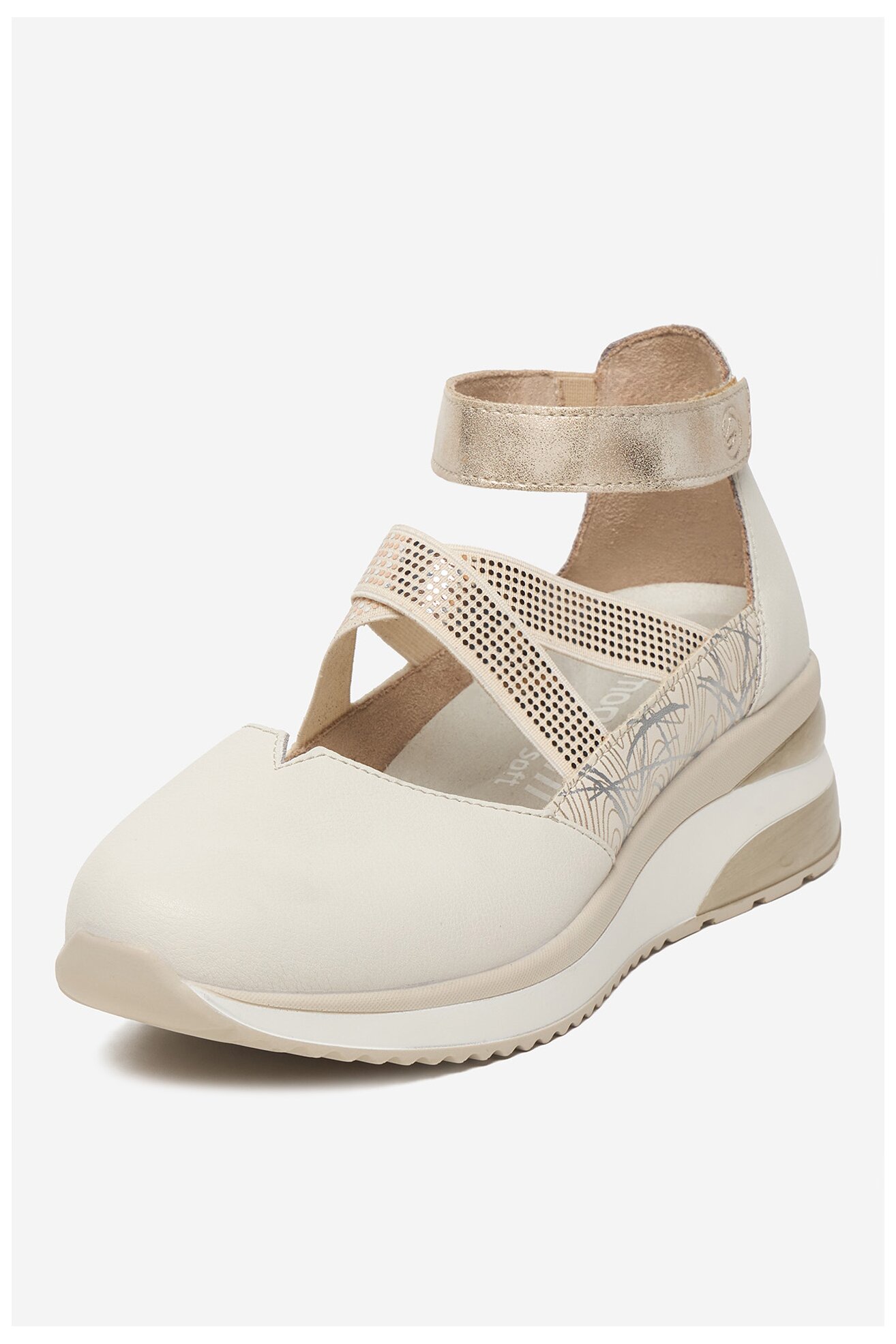 Sandały Remonte CEO-D2411-81 Beżowy jasny