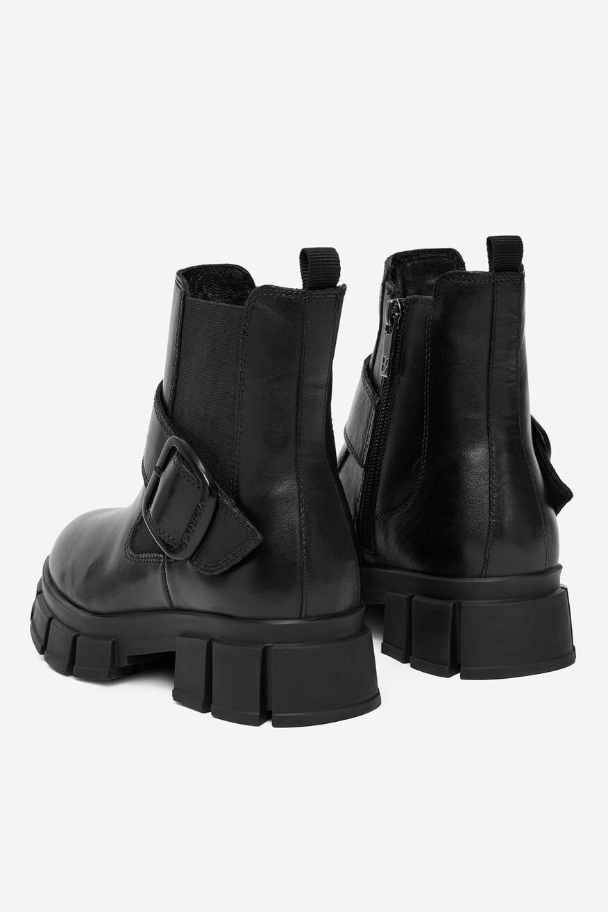 Badura - Botki skórzane ocieplane - 5906751293720