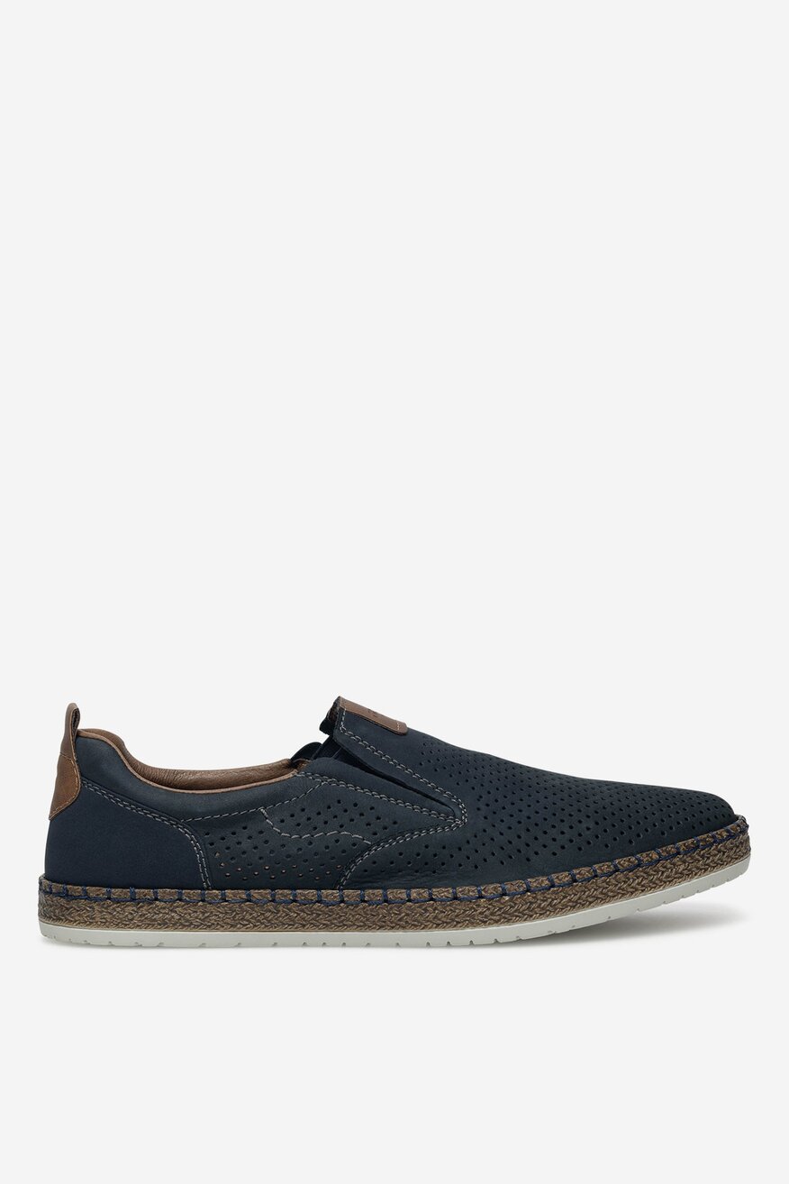 Rieker - Espadryle skórzane - 2230056265674