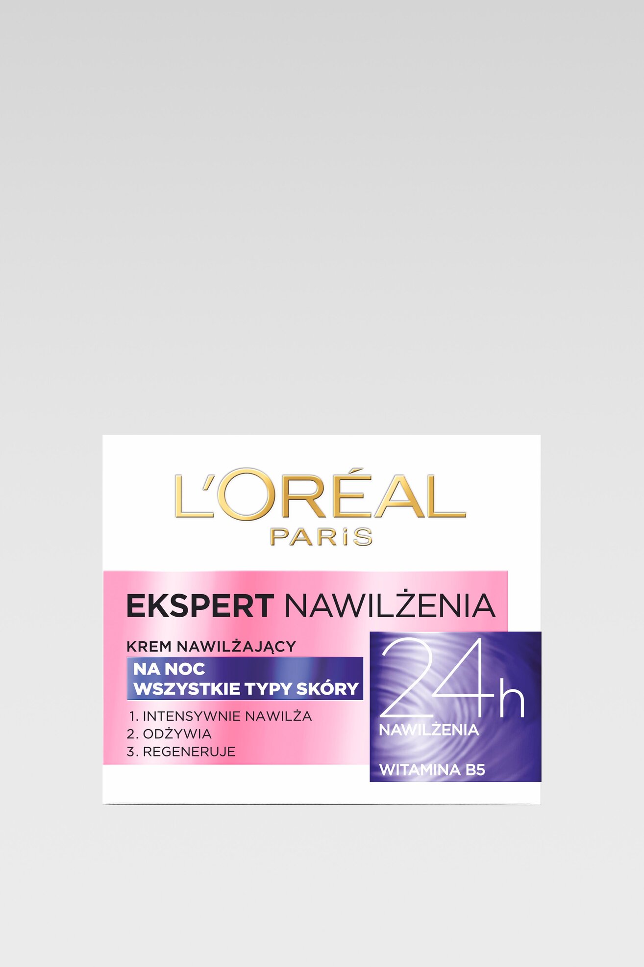 L'Oréal Paris Ekspert Nawilżenia 24H krem nawilżający skóry 50 ml L'OREAL PARIS EKSPERT NAWILŻENIA NOC 50 ml -