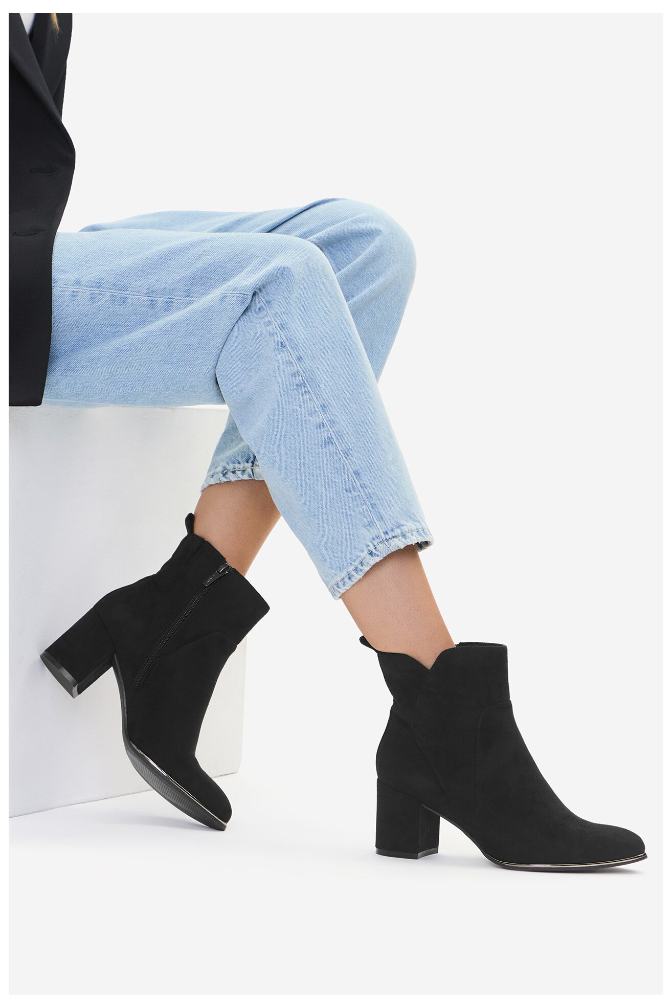 Botki Jenny CEO-CD24-242H-2 Czarny