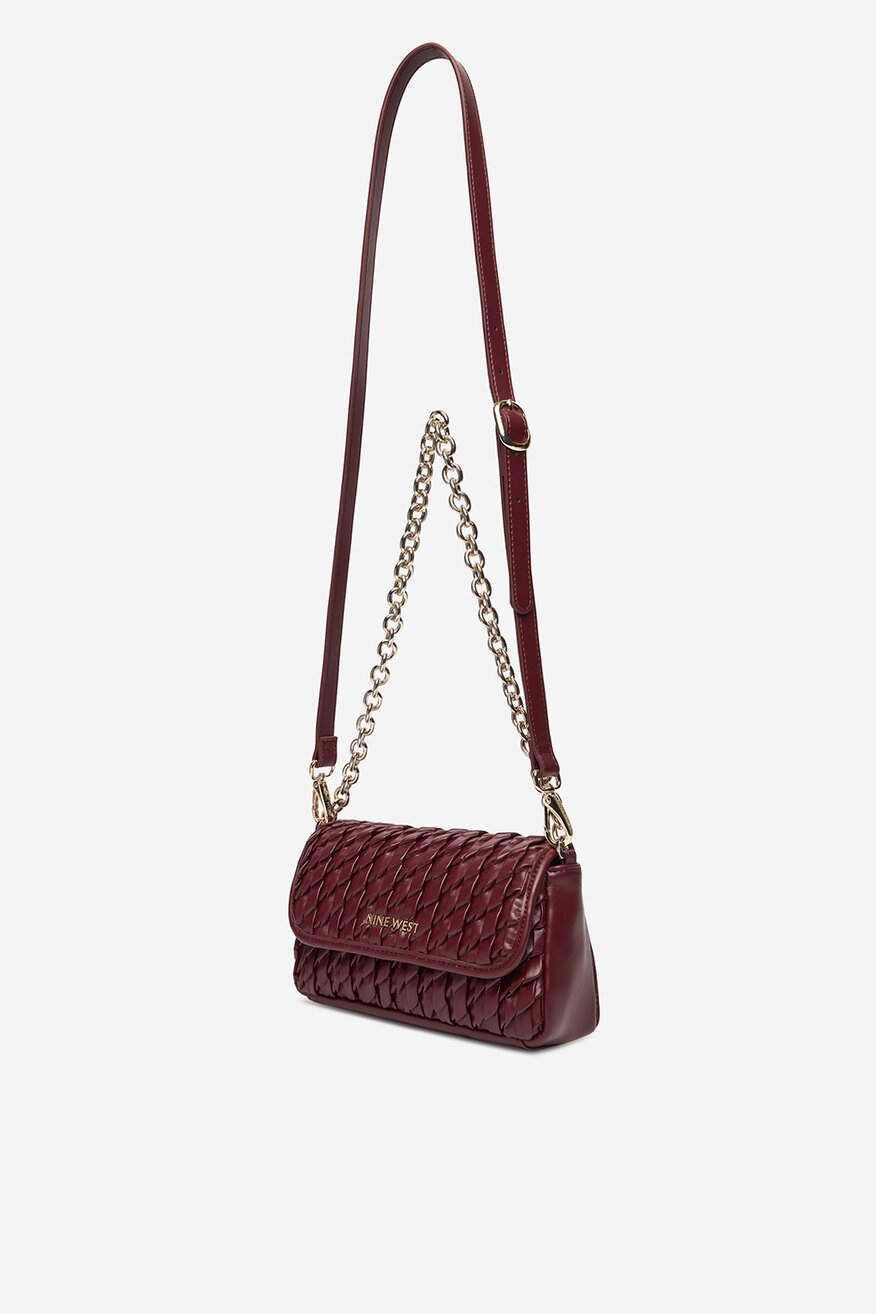 Torebka NINE WEST CEO-DAKOTA-I-LDA8006 Bordowy - 5906751367896