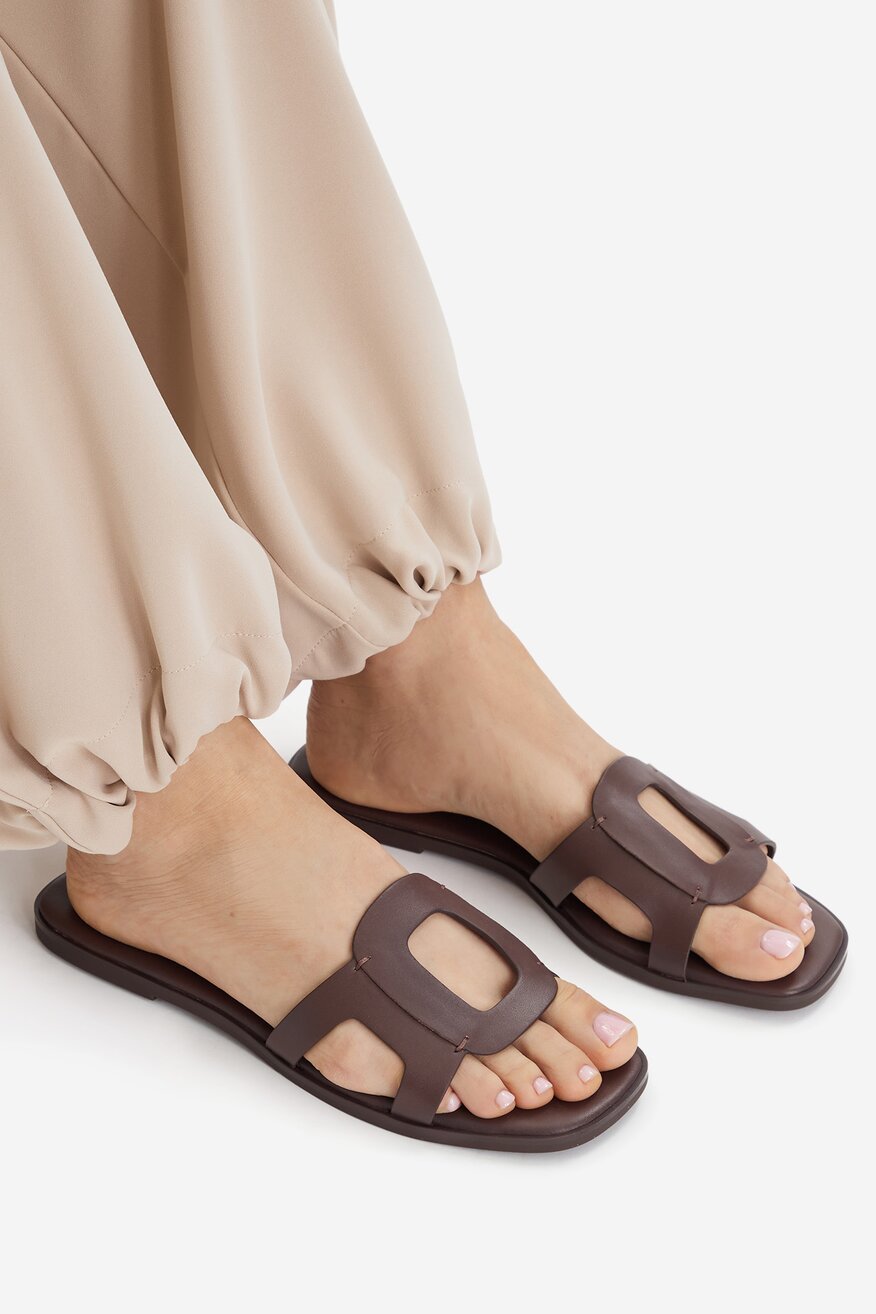 
                Джапанки Gino Rossi ТЪМНОКАФЯВ - 5906751843758