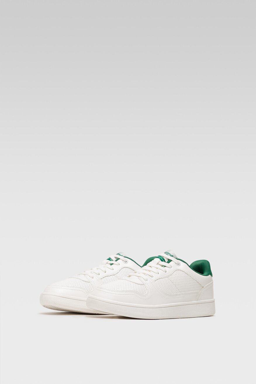 Sprandi - Obuwie sportowe pastelowe białe - 5903698742533