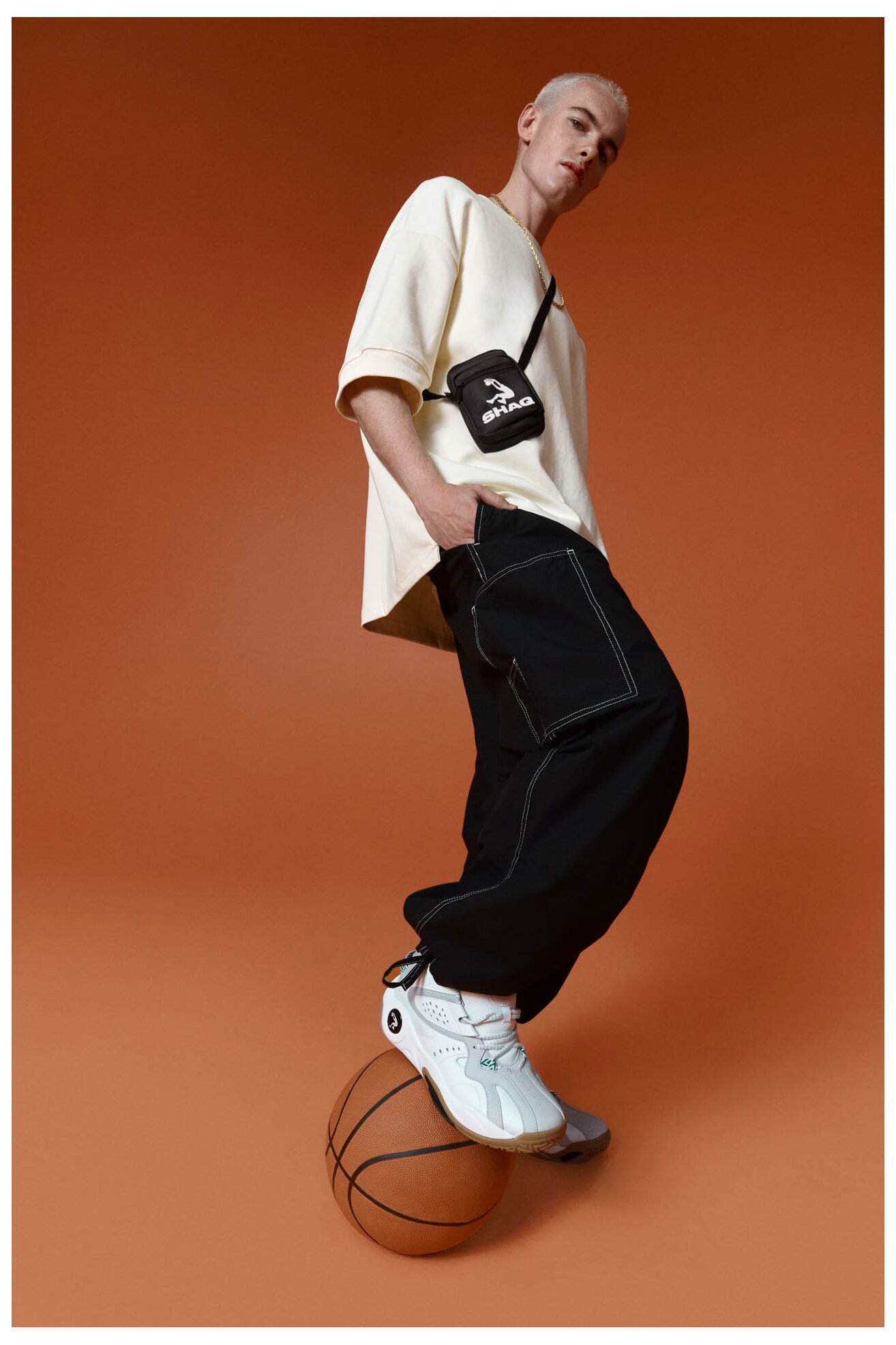 Obuwie sportowe SHAQ SHAQNOTIX AQ95008M-WT Biały