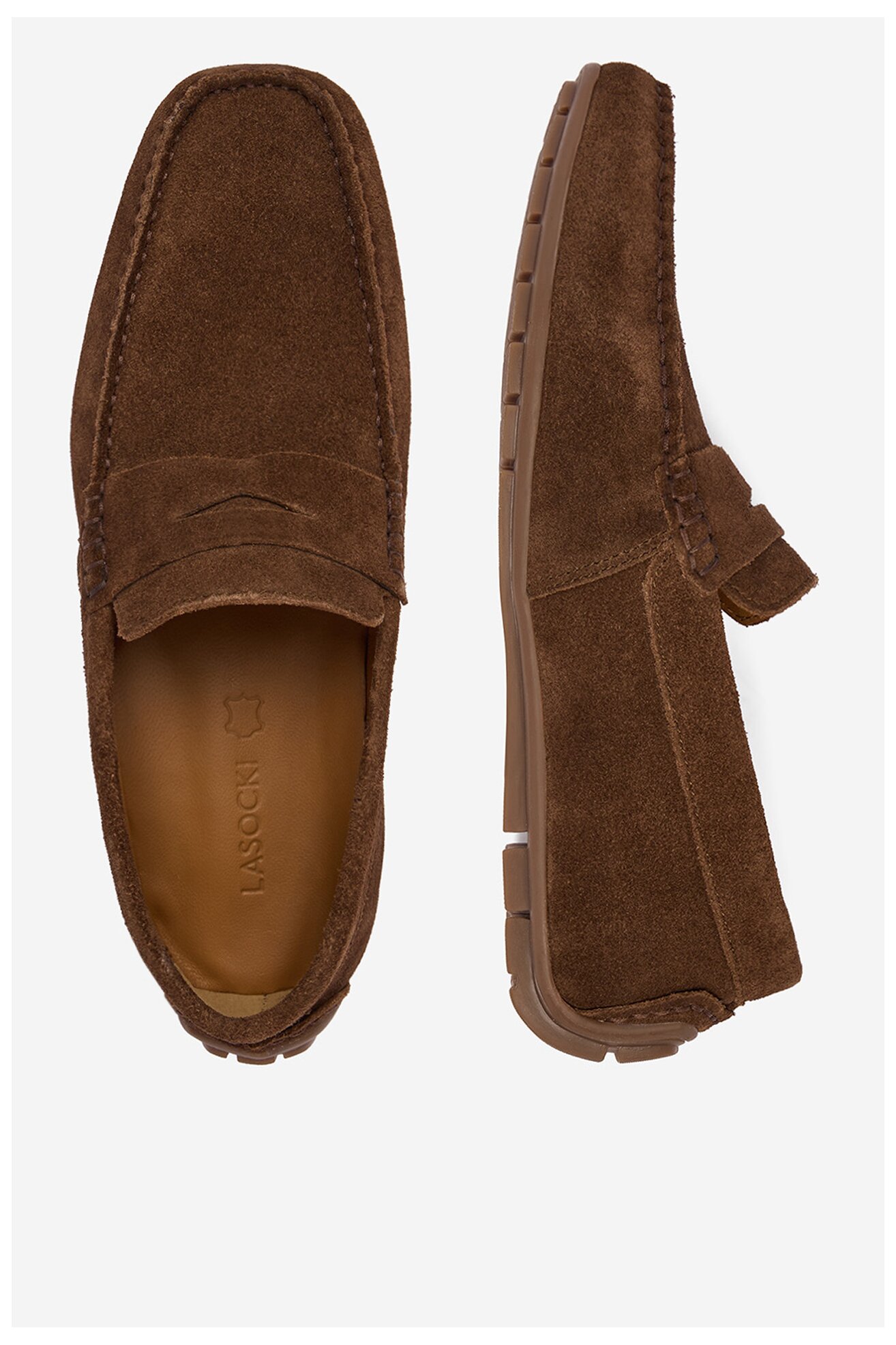 Мокасини Lasocki CEO-SPIKE-02M MB ТЕМНО-КОРИЧНЕВИЙ