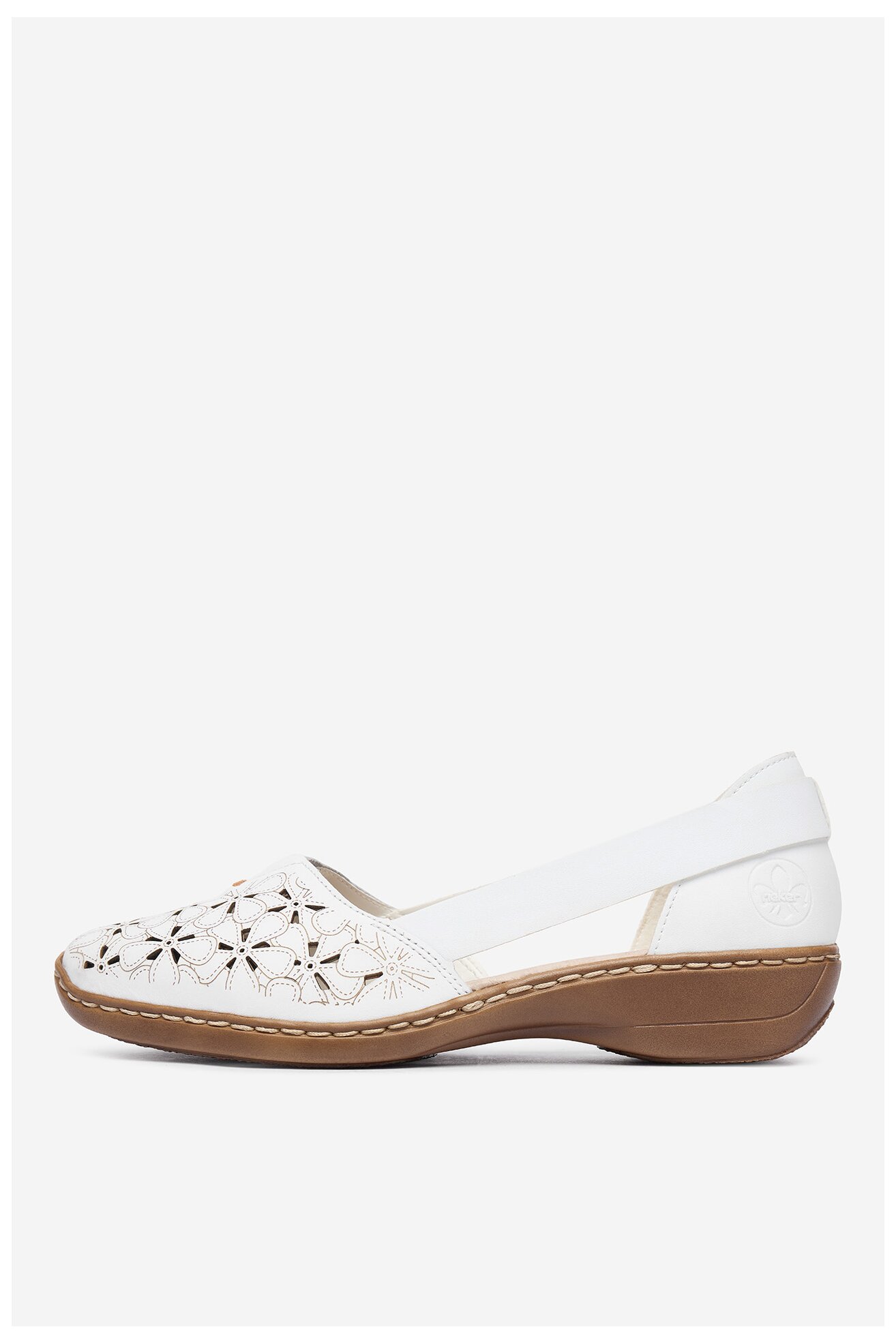 Półbuty Rieker CEO-41356-80 Biały