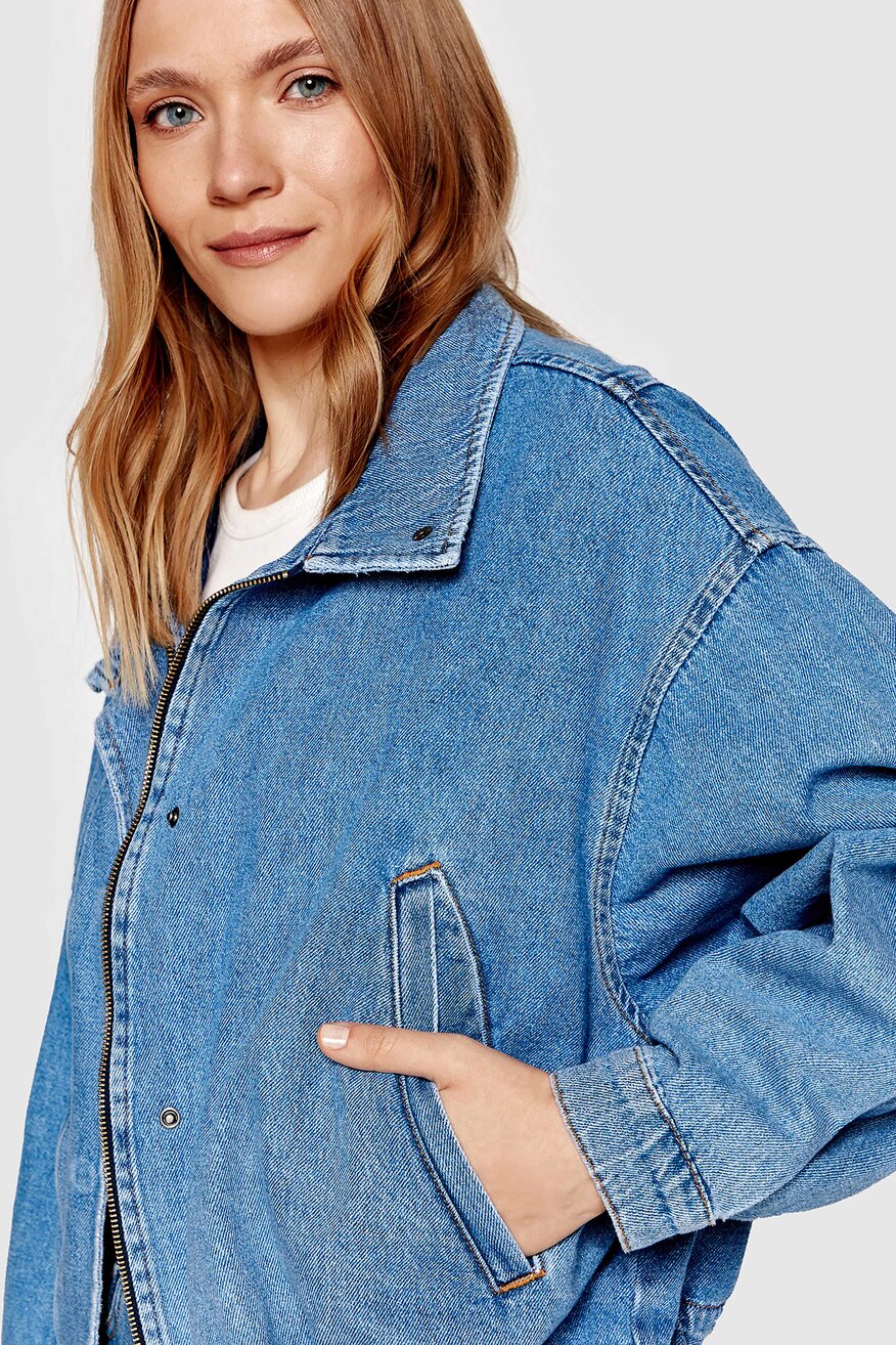 Americanos - Kurtka jeansowa niebieska - 2230021004161