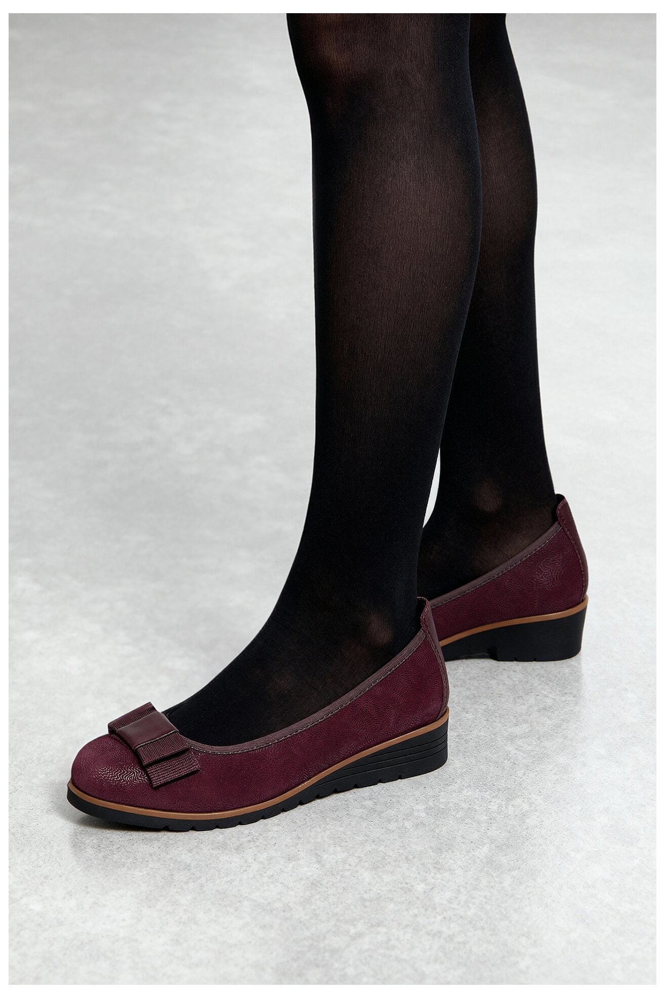 Baleriny Lasocki CEO-RST-TOMBA-29 Bordowy