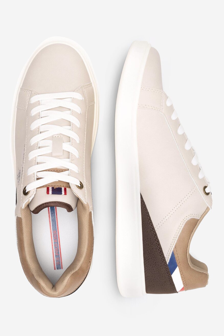 Sneakerși U.S. POLO ASSN. BEJ - 8055197406571