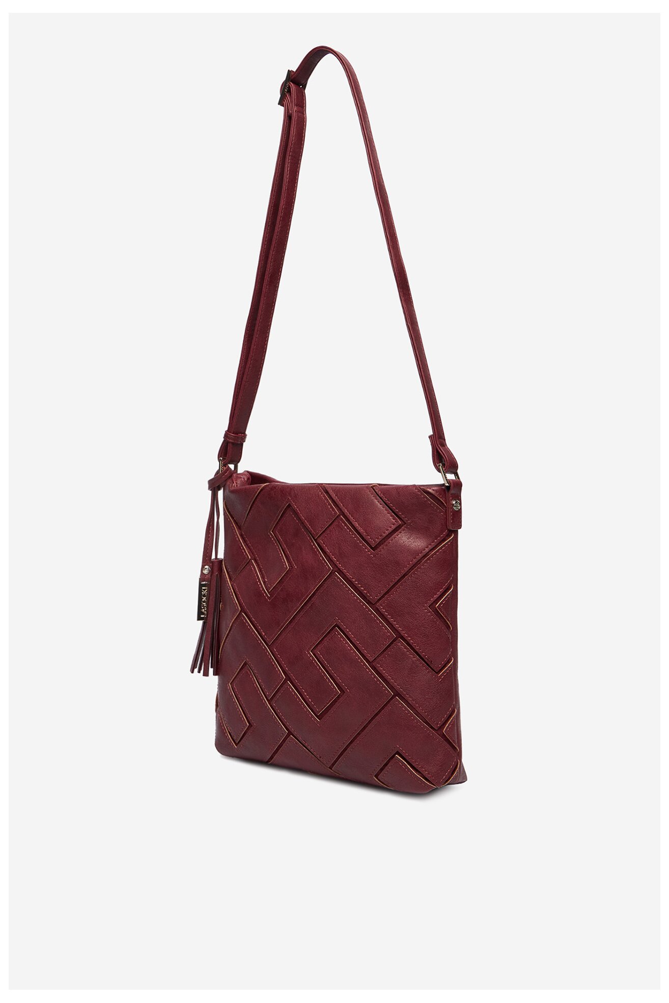Kézitáska Lasocki C-MLP-E-024-05 BORDÓ