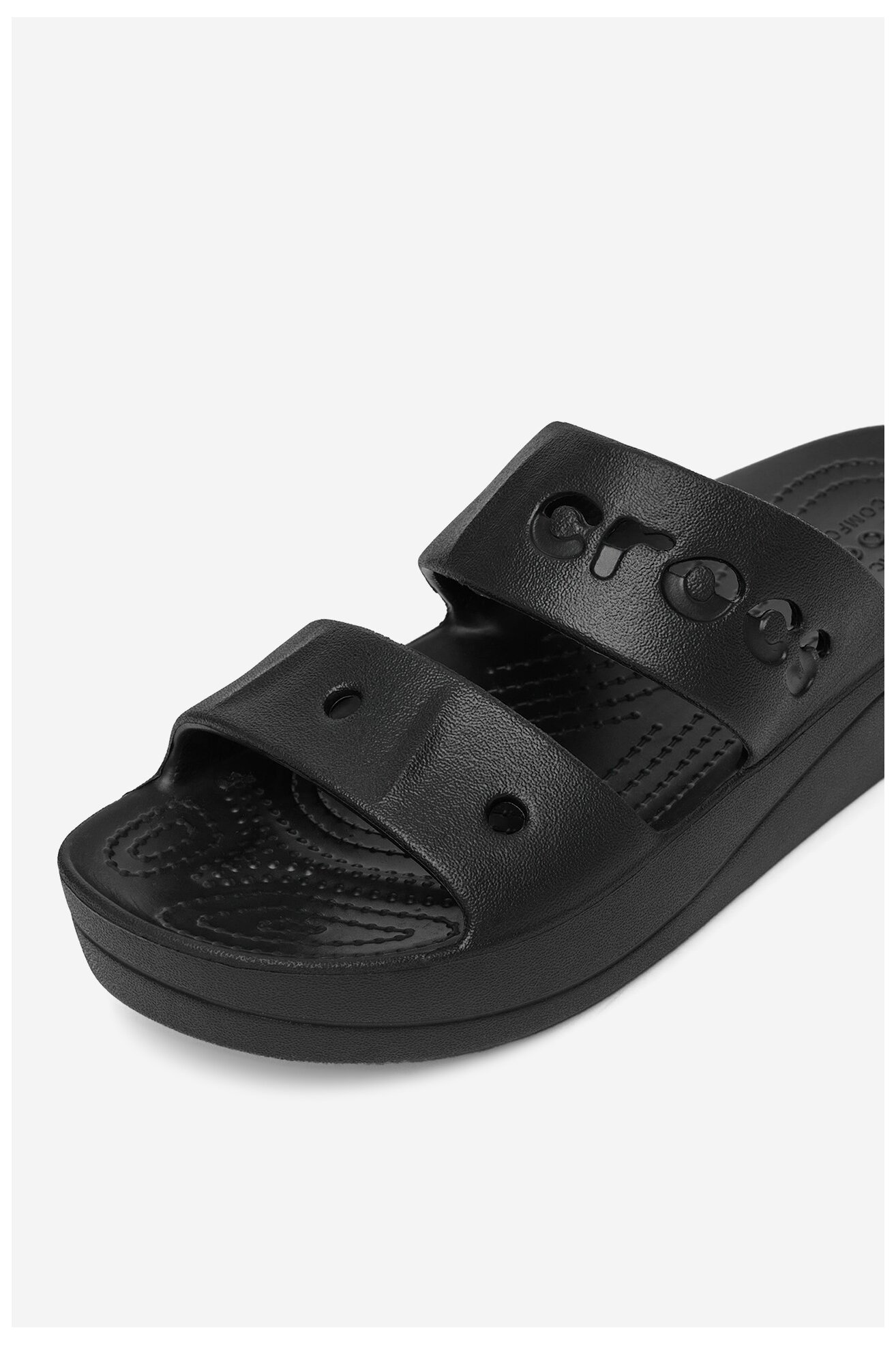Klapki basenowe Crocs BAYA PLATFORM SANDAL 208188-001 Czarny
