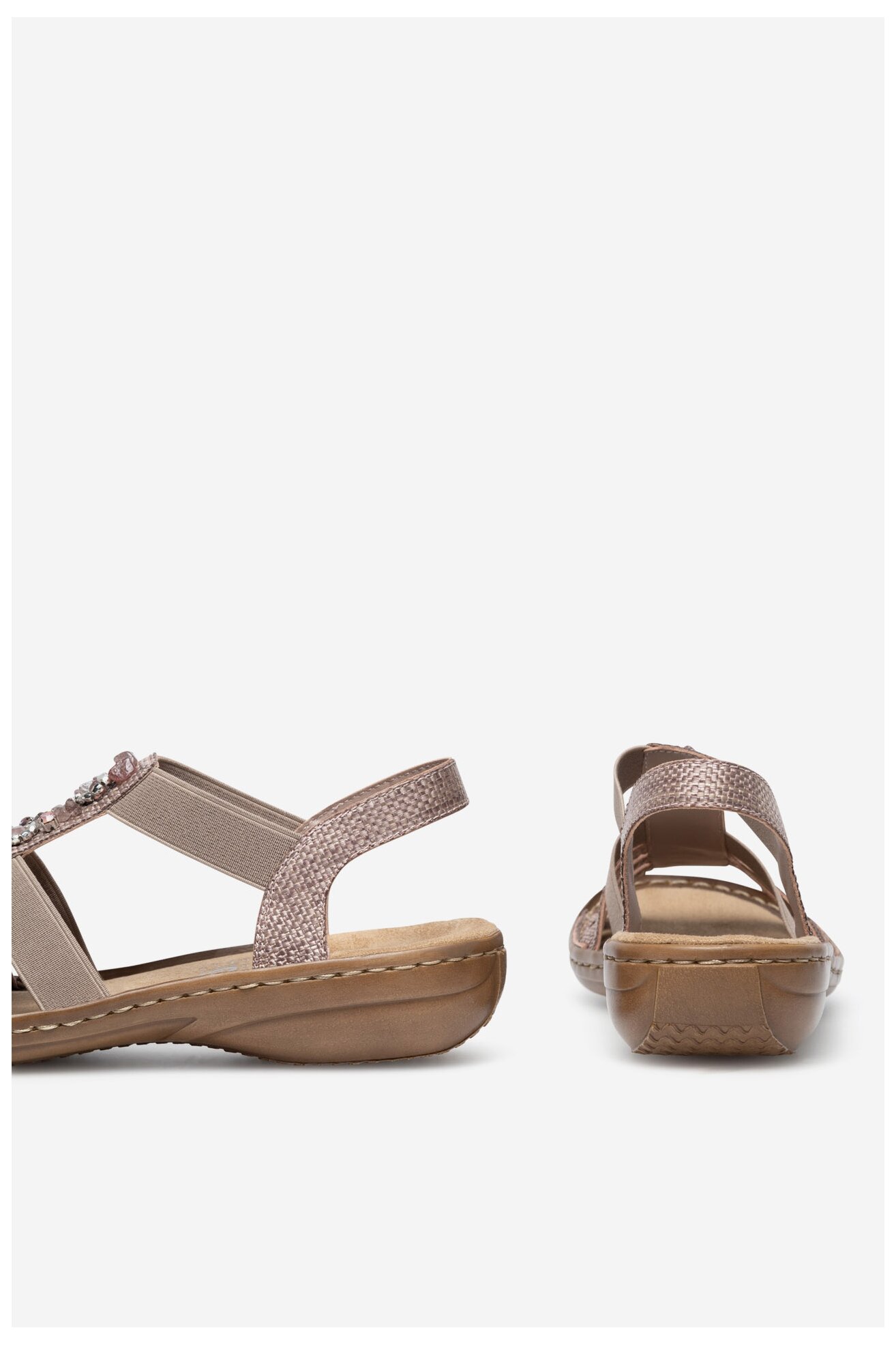 Sandały Rieker 60818-31 Różowy