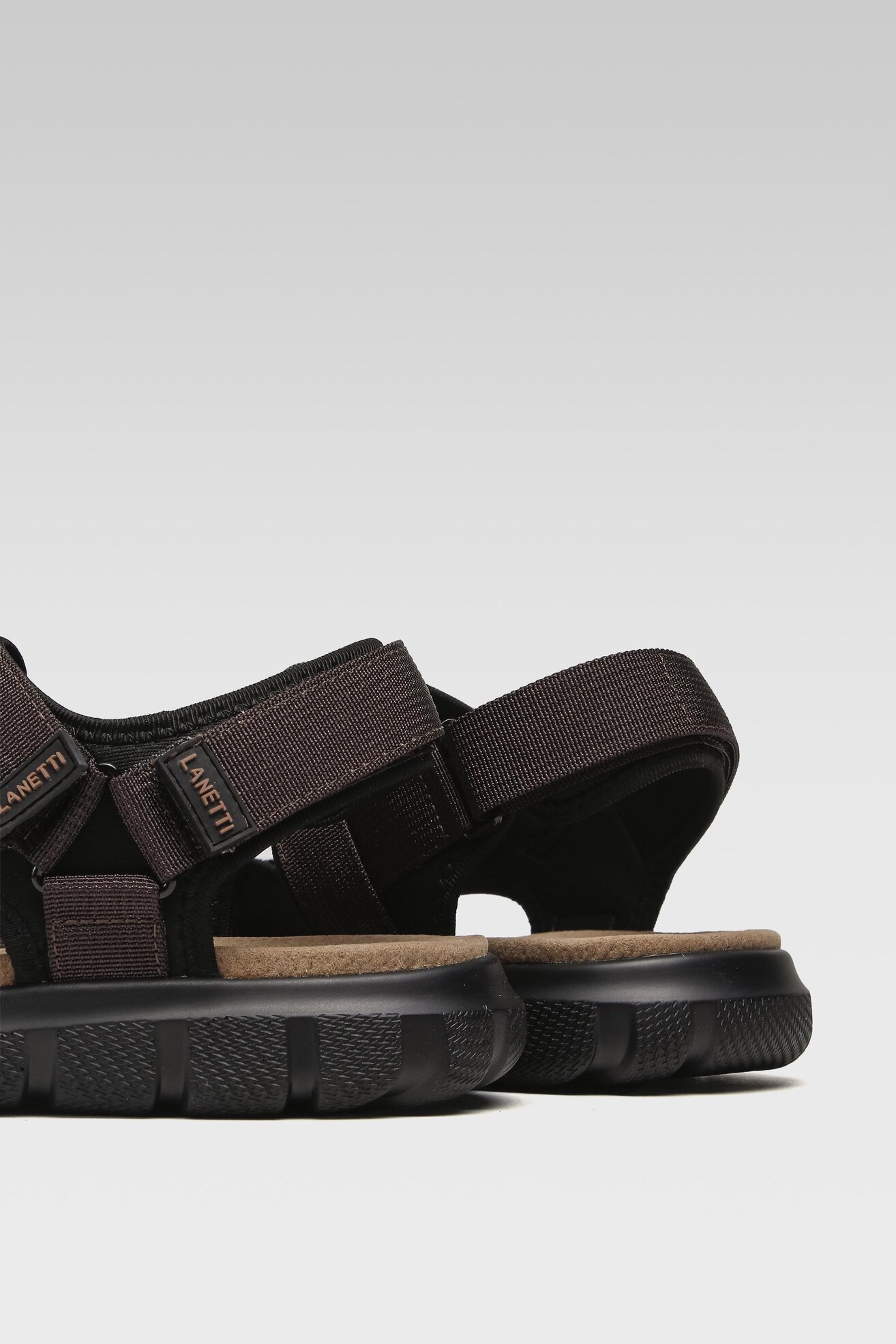 Sandały Lanetti MSS20230-13 Brązowy