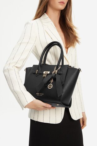 Сумка З Ремінцем NINE WEST CEO-CHELSEA-CHARM-II-LX10185 ЧОРНИЙ