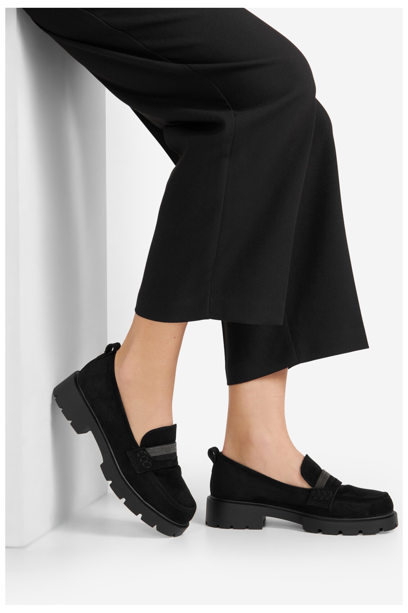 Mokaszin Jenny ISLA WS21095-01 FEKETE