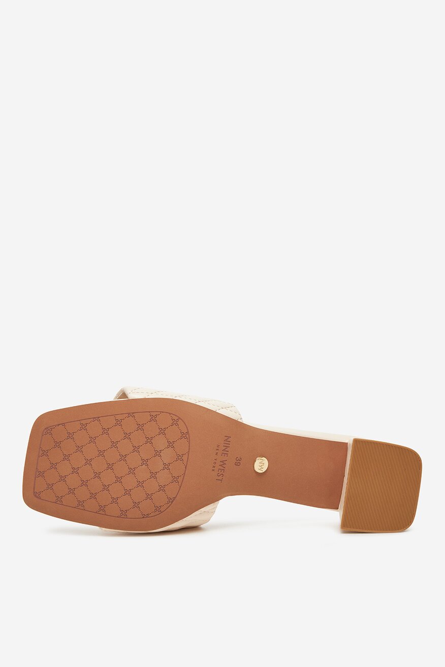 NINE WEST - Klapki na słupku - 5906751044513